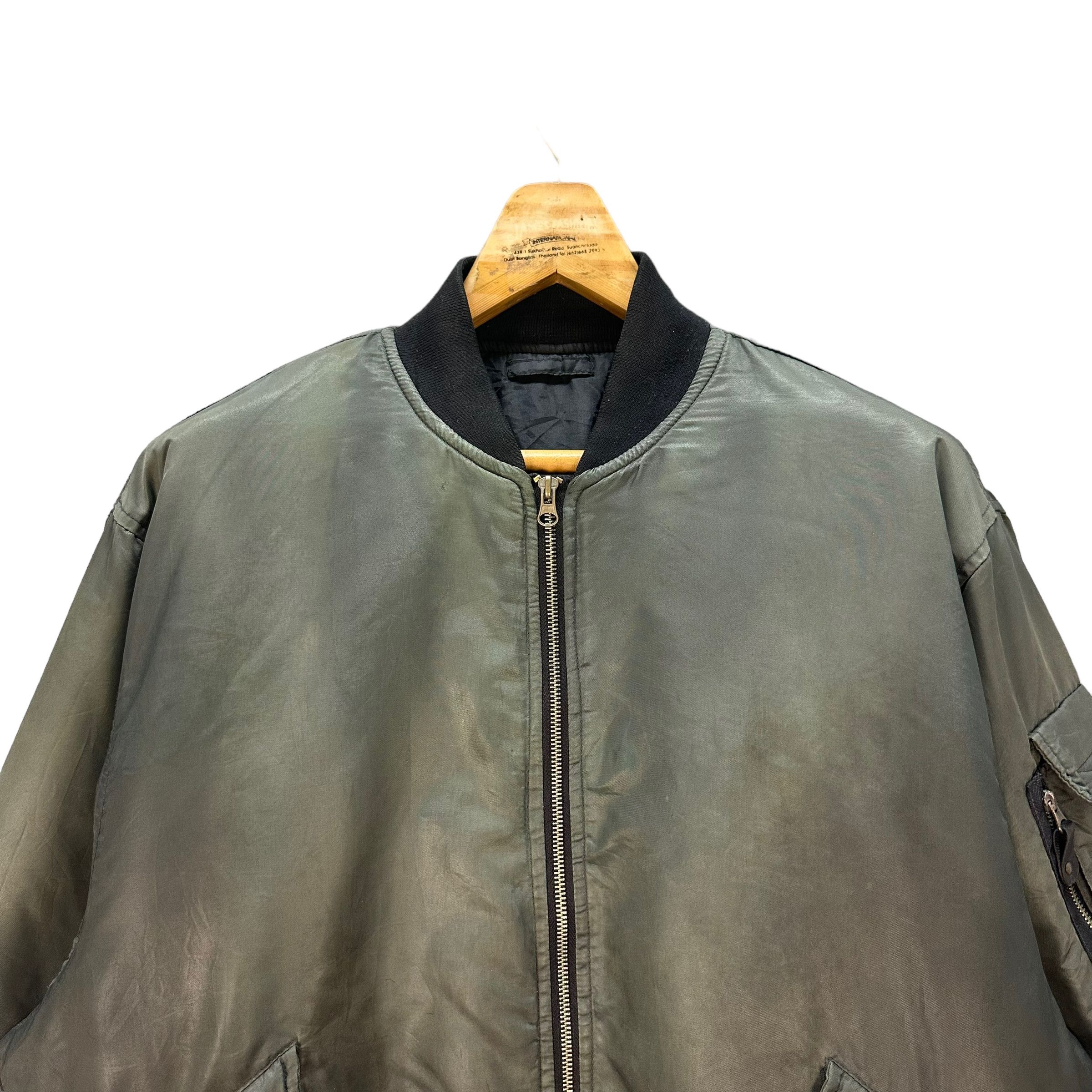 Japanese Brand Trashed Bomber Jacket #8329-004 Size US L / EU 52-54 / 3 - 2 Thumbnail