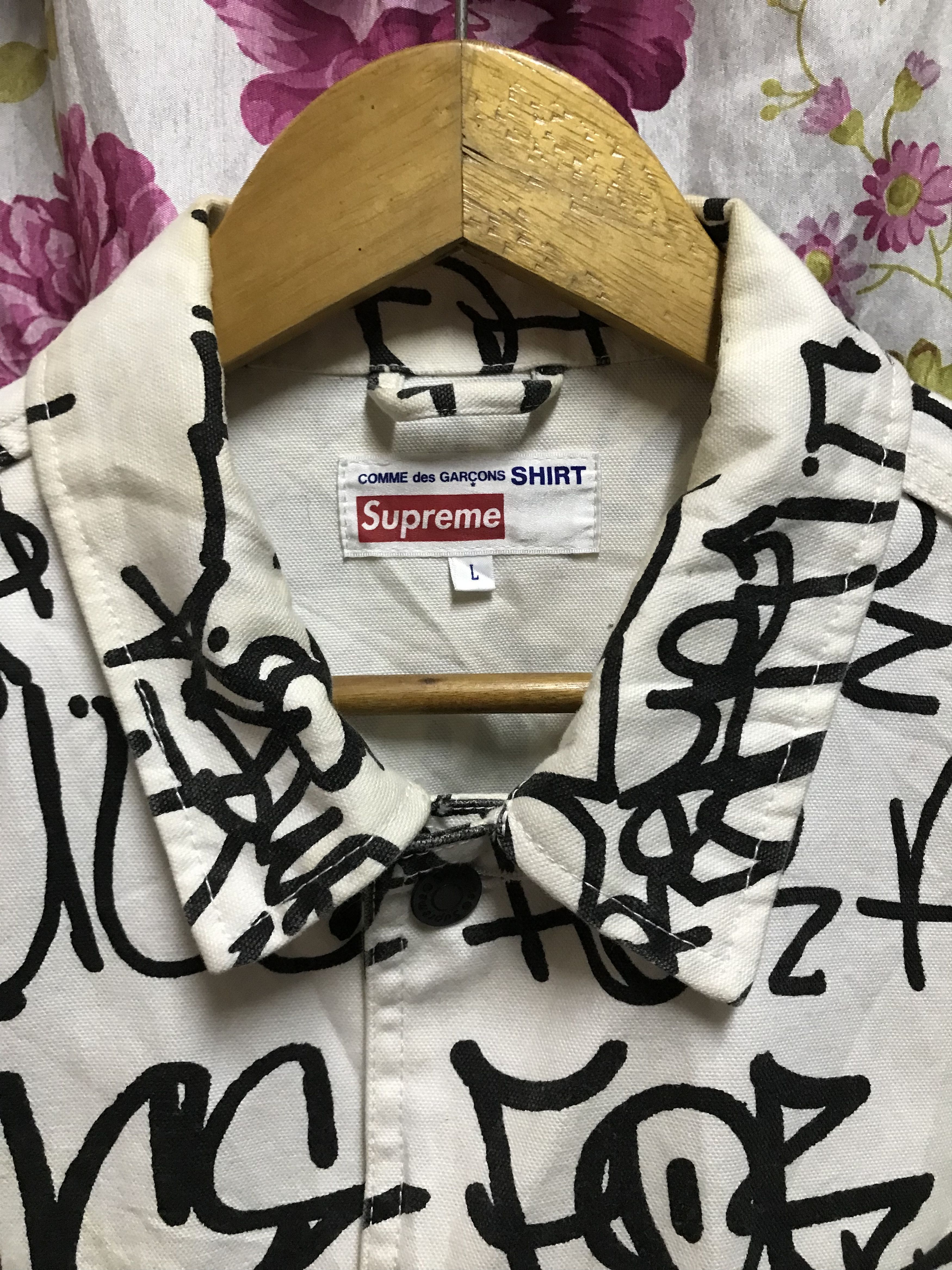 Comme des Garcons SHIRT × Supreme Supreme x Comme Des Garcons Shirt Size US L / EU 52-54 / 3 - 3 Thumbnail