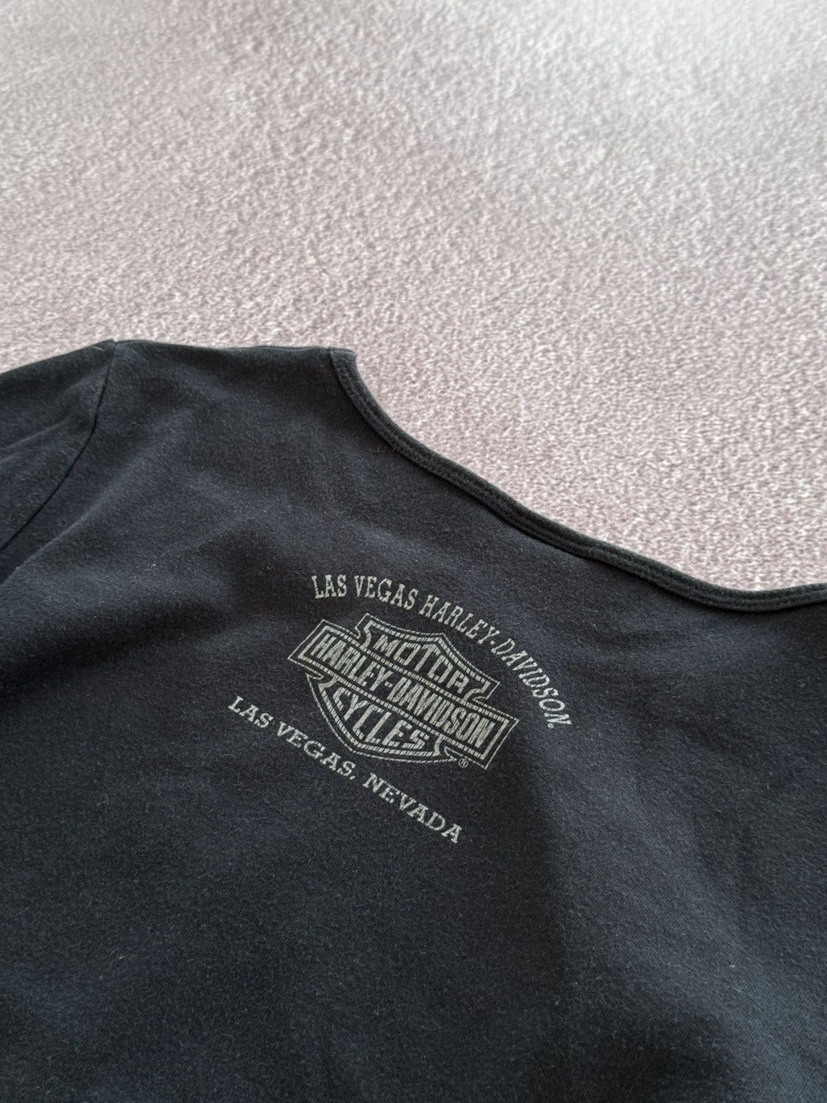 Harley Davidson Harley Davidson 00s Grunge Vibe Y2K Long Sleeve Top Size S / US 4 / IT 40 - 10 Thumbnail