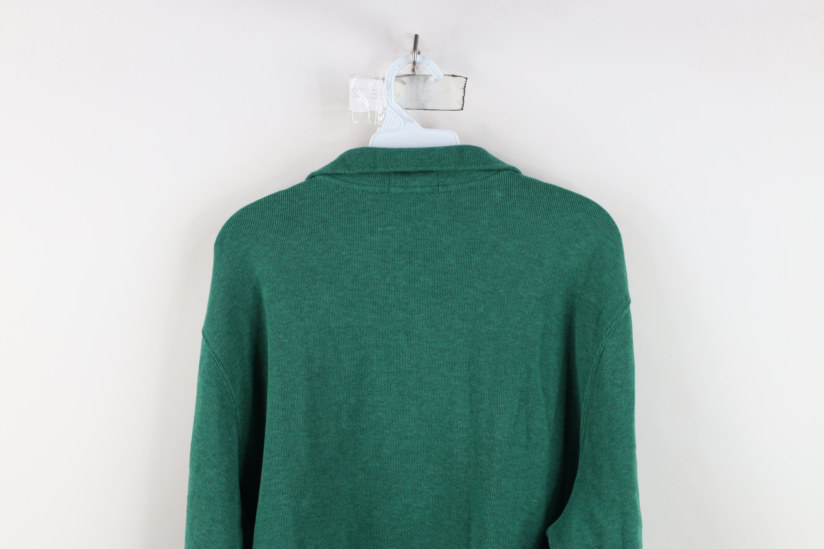 Ralph Lauren Vintage Ralph Lauren Ribbed Knit Half Zip Pullover Sweater Size US XL / EU 56 / 4 - 14 Thumbnail