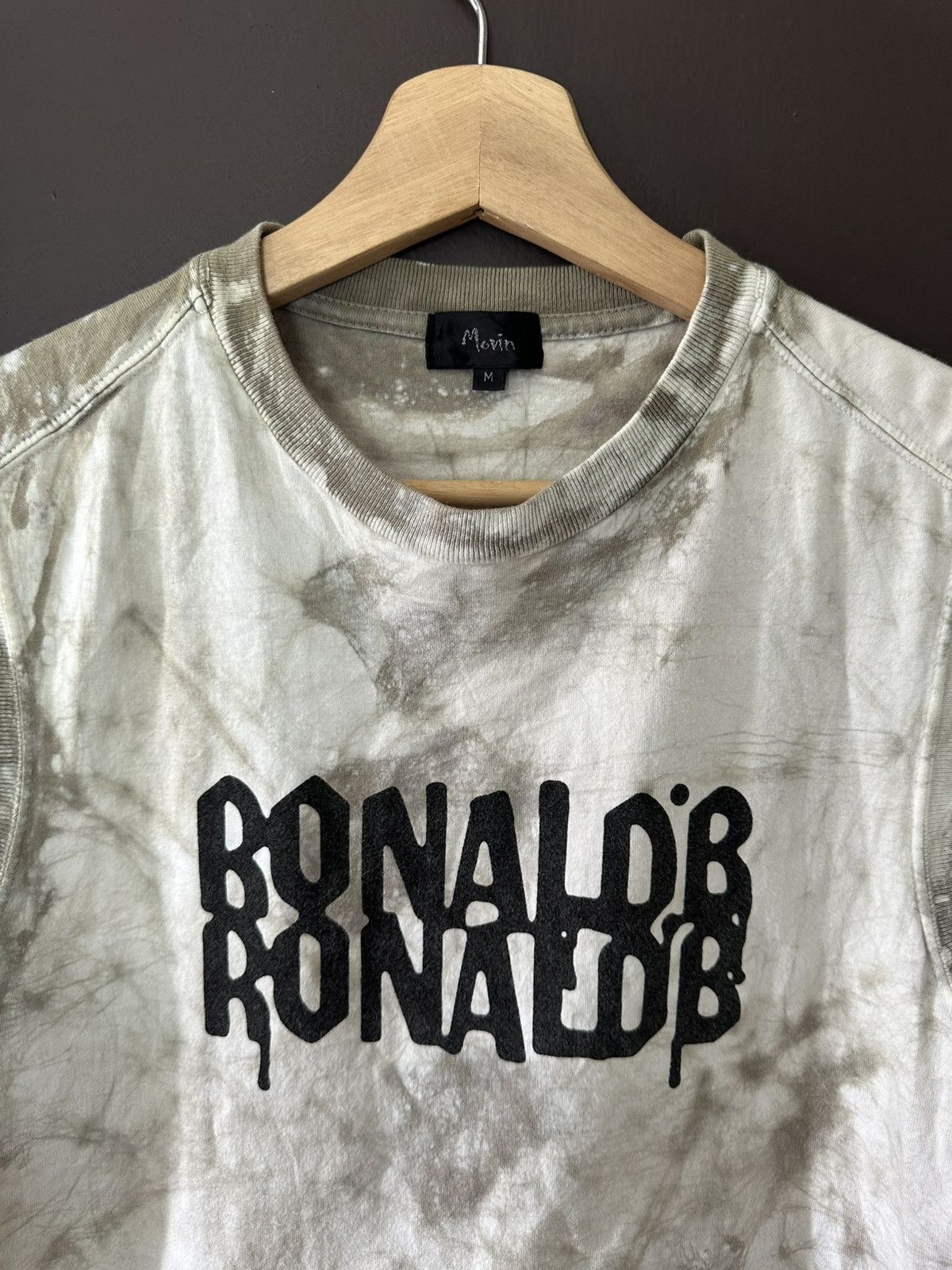 Japanese Brand 1990 - Movin Japan Mr Ronald•B Acid Wash Sleeveless Shirt Size US M / EU 48-50 / 2 - 3 Thumbnail