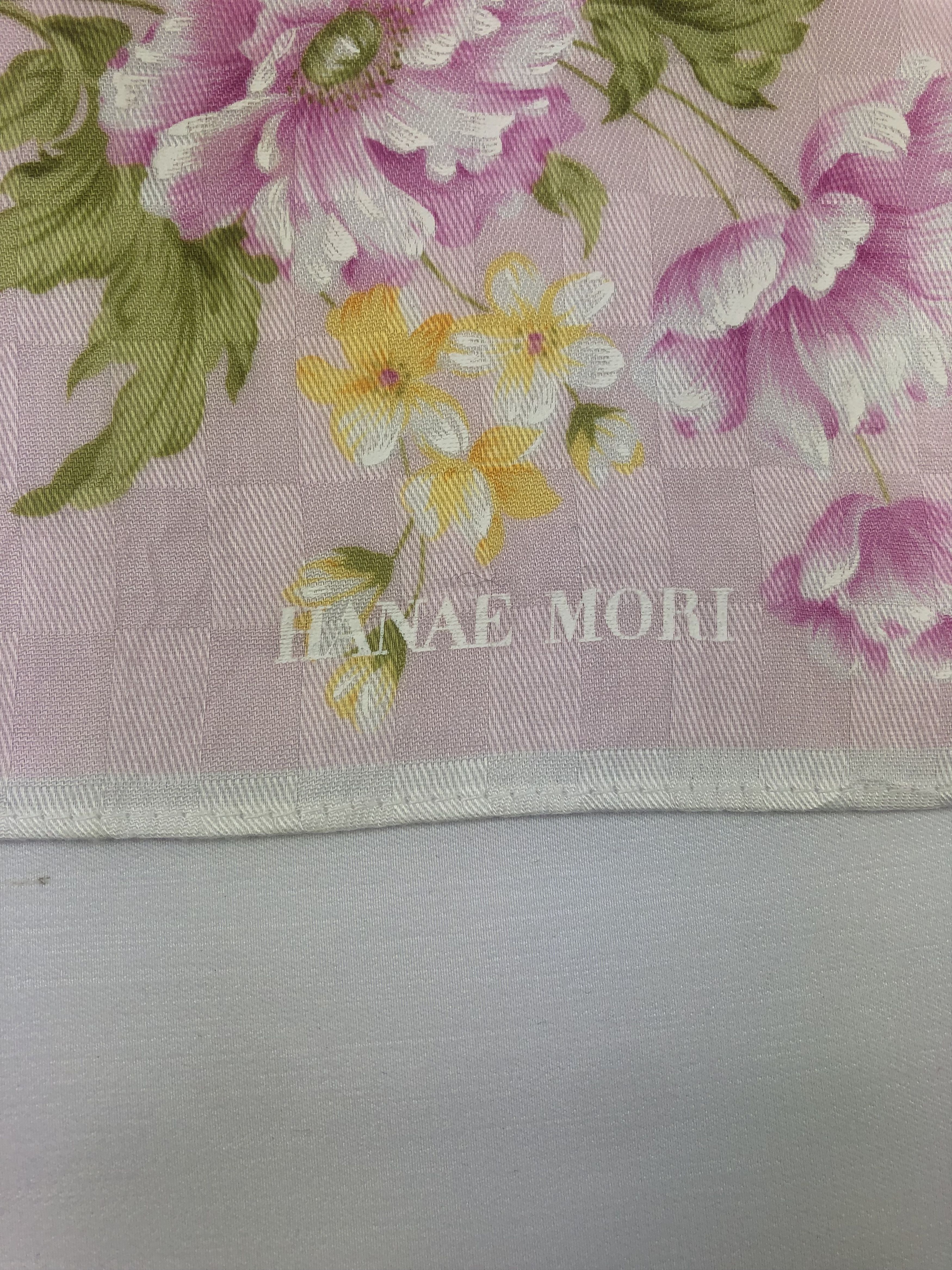 Hanae Mori × Japanese Brand × Vintage Hanae Mori Handkerchief / Bandana / Neckerchief Size ONE SIZE - 5 Thumbnail