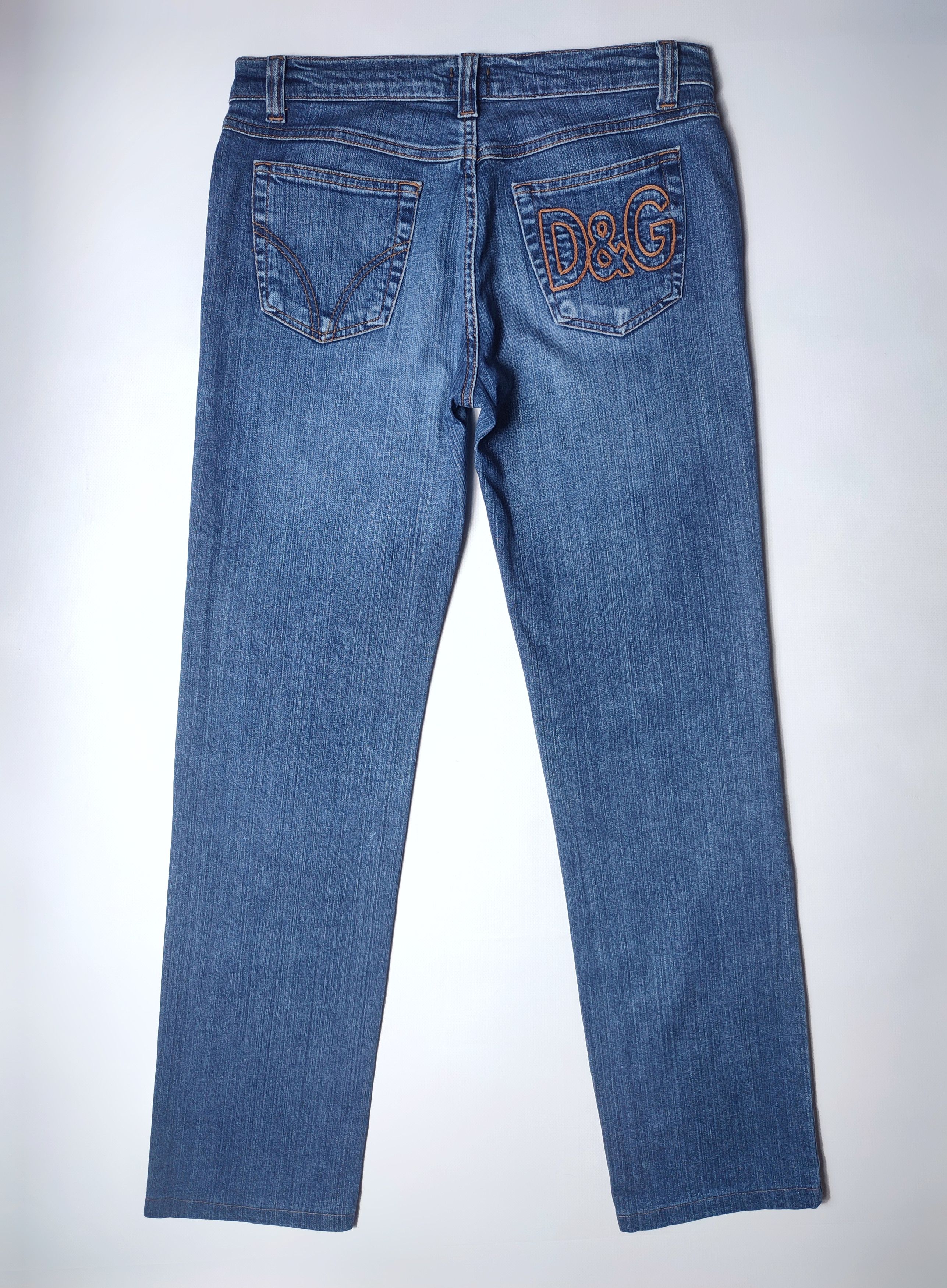 Dolce & Gabbana Vintage Dolce Gabbana Logo Stitched Denim Pants Size 29" - 7 Thumbnail