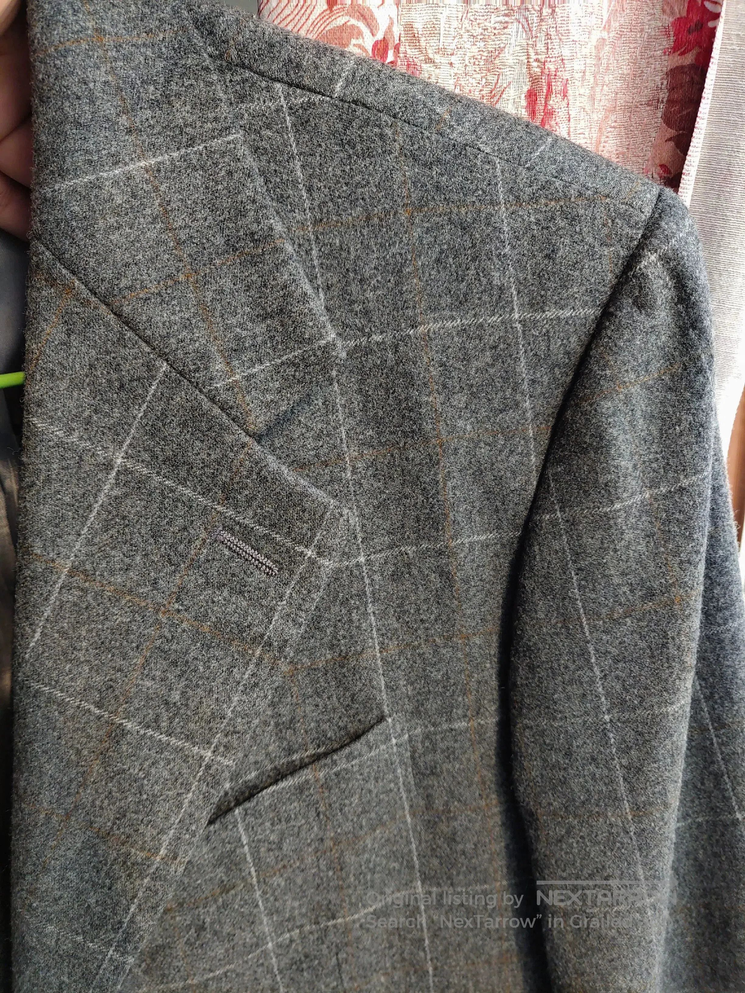 Pal Zileri Pal Zileri Italian Wool Check Suit. Size US M / EU 48-50 / 2 - 6 Thumbnail
