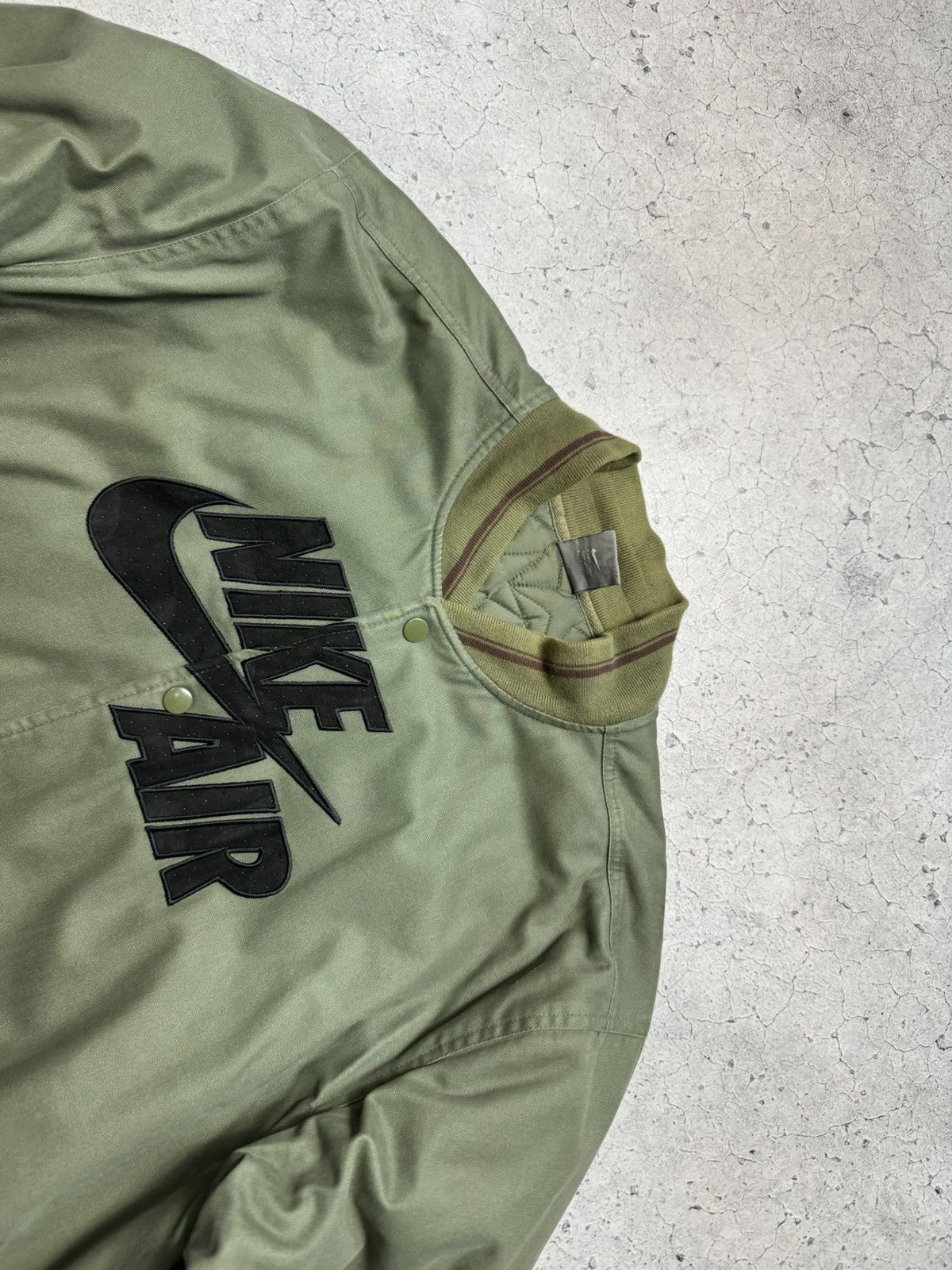 Nike Nike Air Vintage 00’s Bomber Jacket Big Logo Swoosh Y2K Size US L / EU 52-54 / 3 - 5 Thumbnail