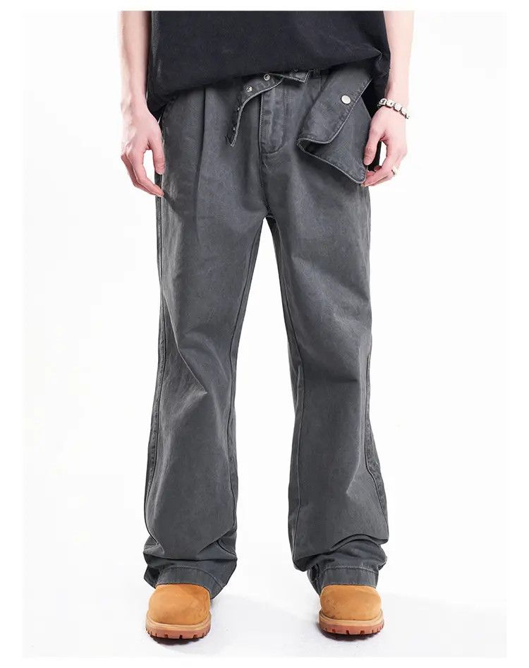 Japanese Brand × Jean Cargo Stacked Denim Jeans Size US 28 / EU 44 - 4 Thumbnail