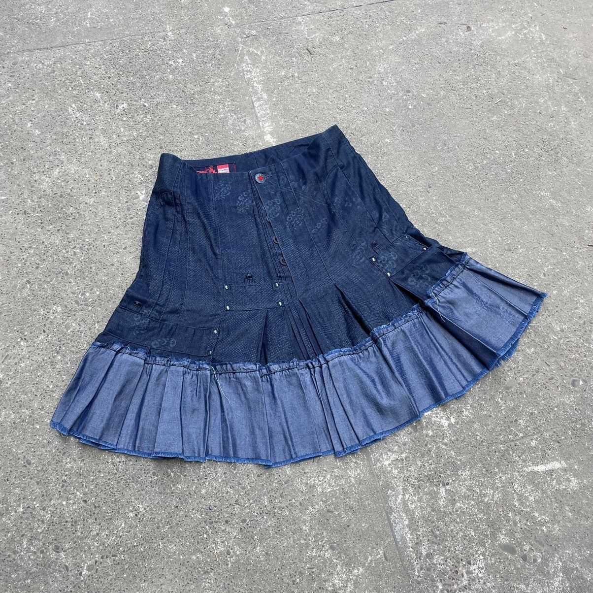 Marithe + Francois Girbaud Vintage Marithe Francois Girbaud Bondage Avant-garde Skirt Size 24" / US 00 / IT 34 - 3 Thumbnail