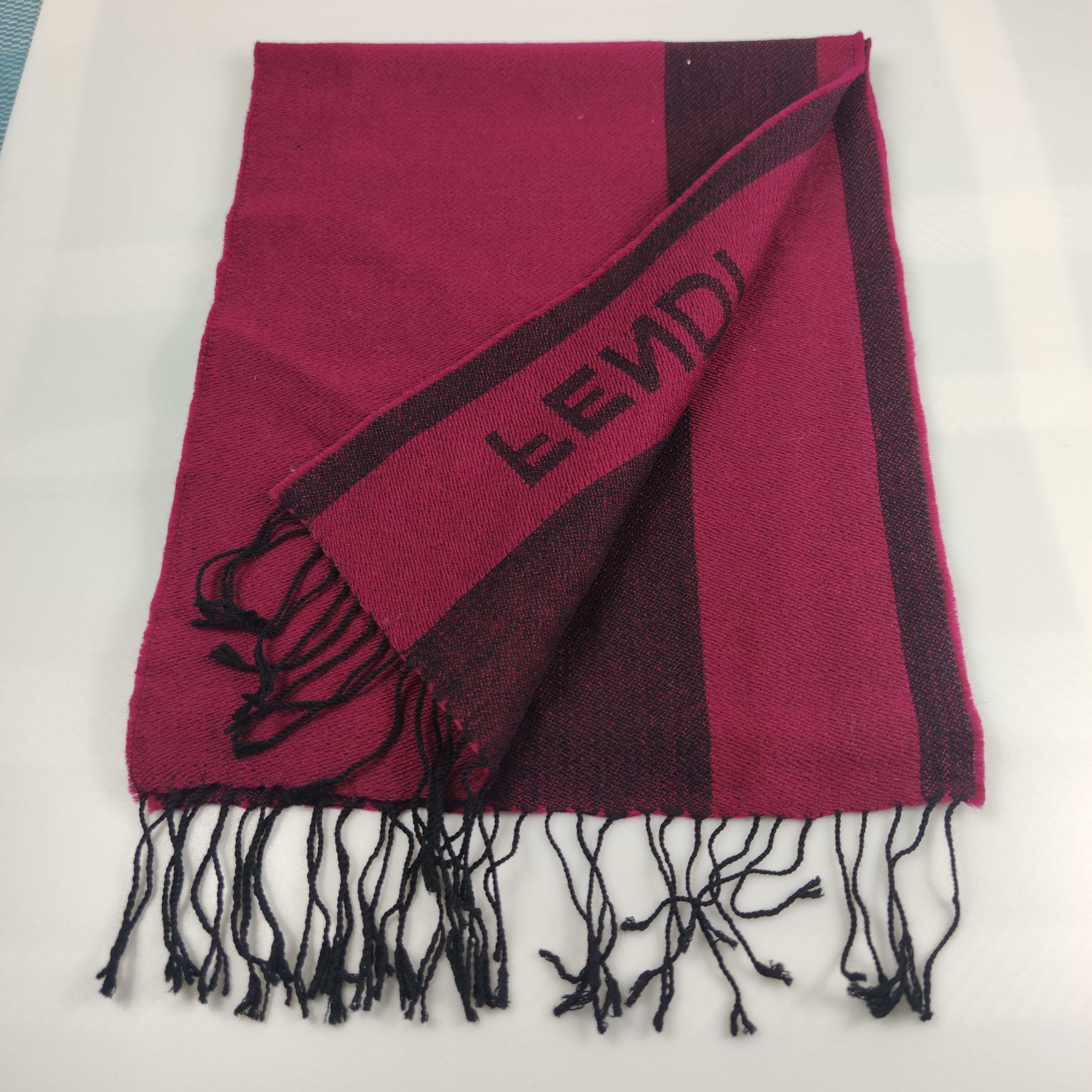 Vintage Fendi Scarf/Muffler/Wool S454 Size ONE SIZE - 4 Thumbnail