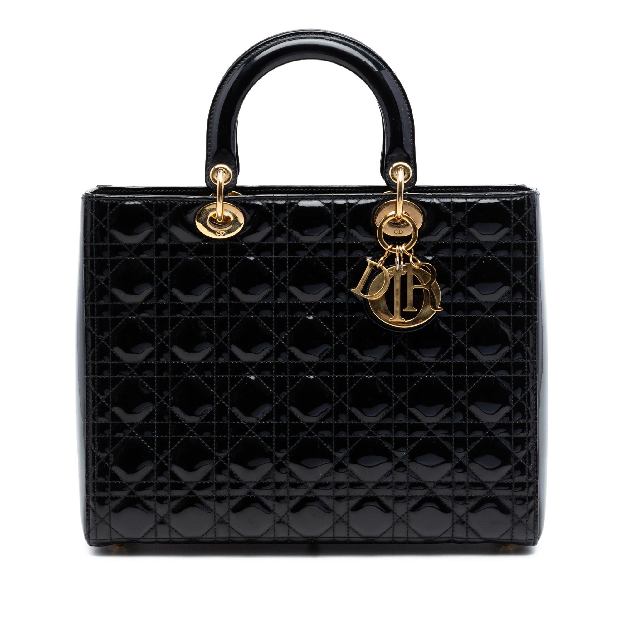 Dior Large Patent Cannage Lady Dior Size ONE SIZE - 1 Thumbnail