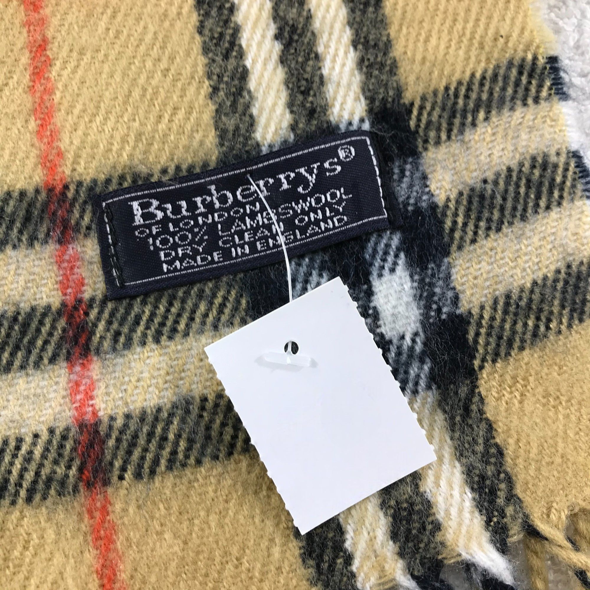 Burberry Vintage Burberry Scarf Wool Cashmere Muffler Scarves Size ONE SIZE - 4 Thumbnail