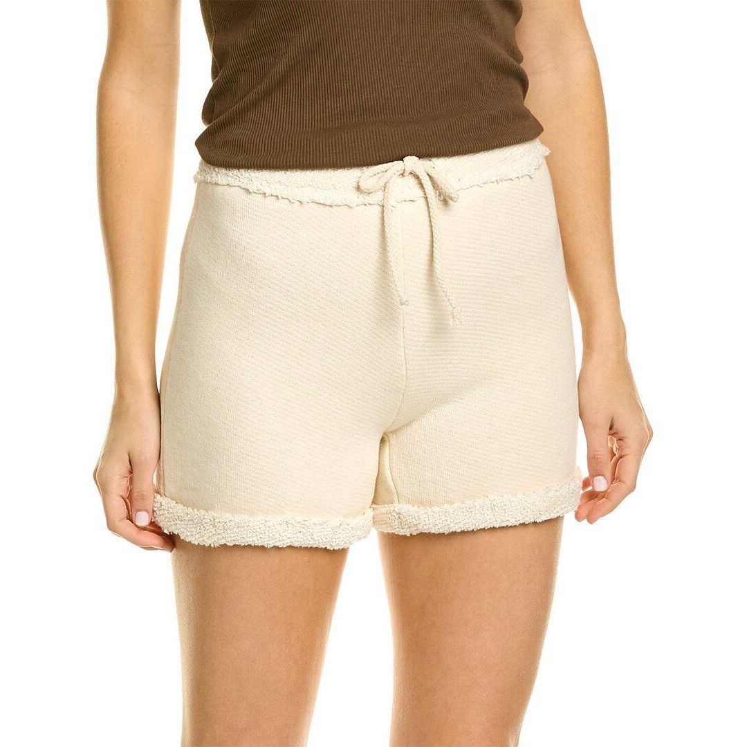 image of NWT $149 Donni. Poodle Shorts In Creme Size Small, Women's