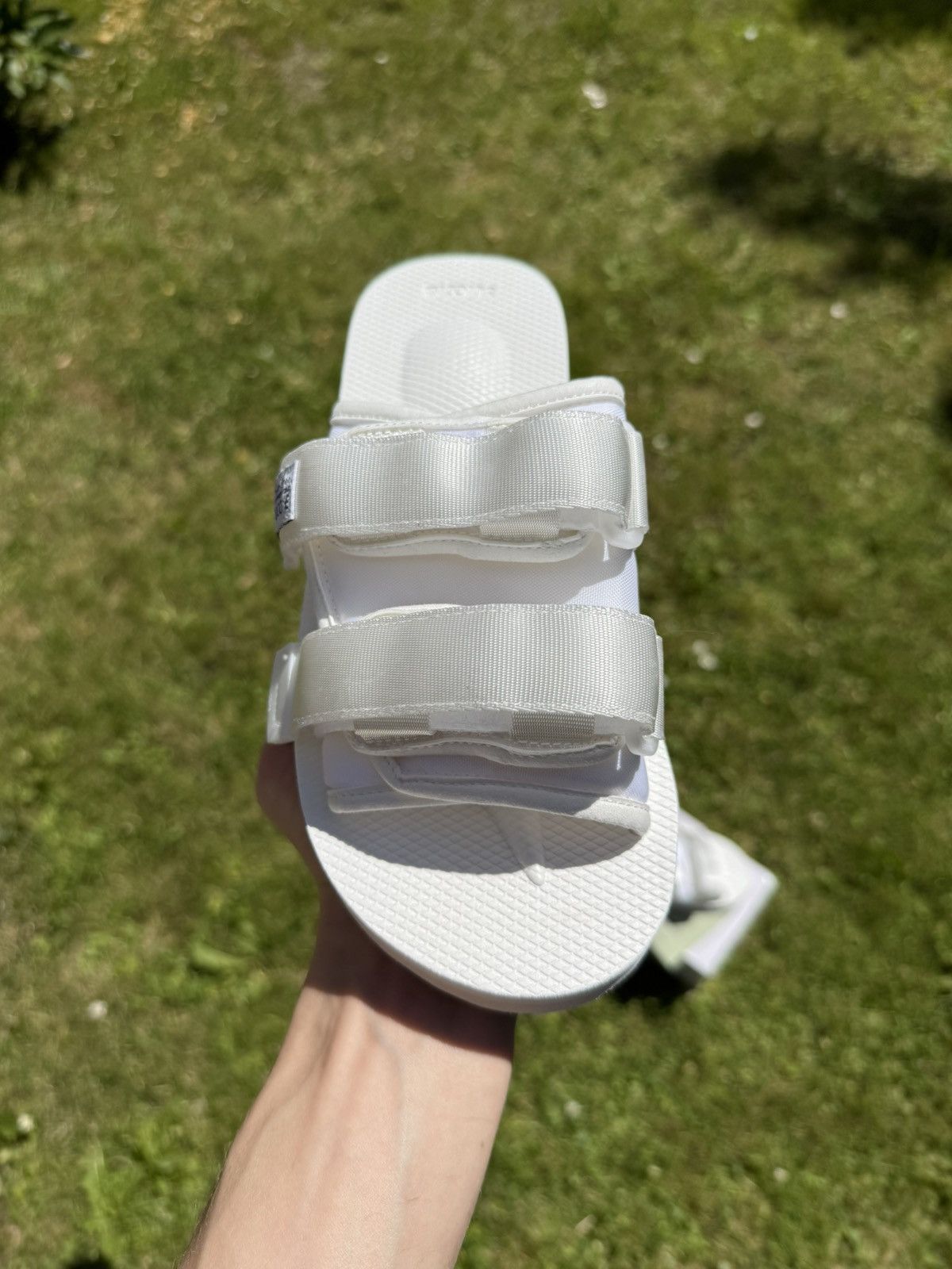 Designer Suicoke Moto Cab OG-056 White Slides Sandals Size US 6 / IT 36 - 10 Thumbnail