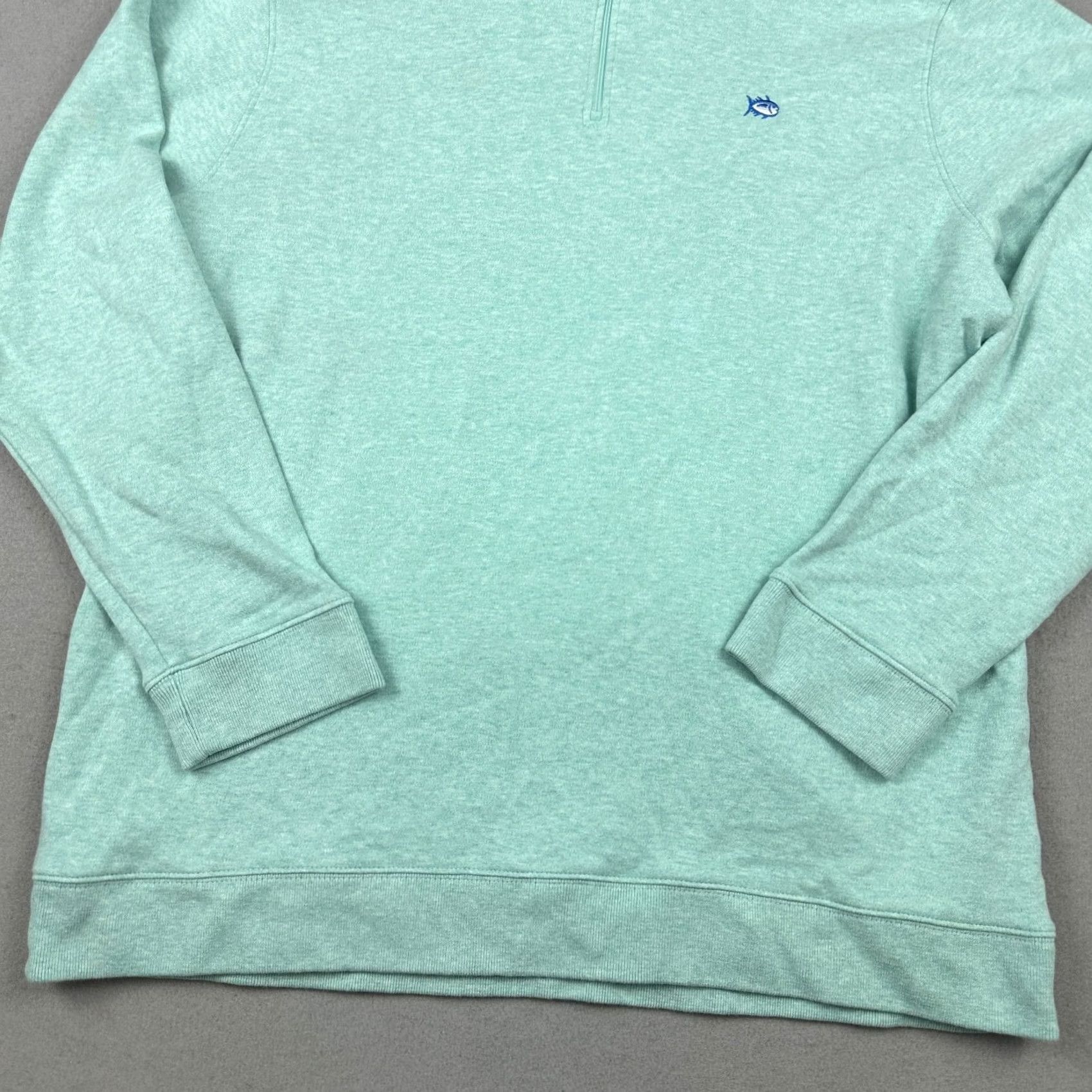 Southern Tide Southern Tide Sweater Men 2XL Green Solid Skipjack Pullover Logo 1/4 Zip XXL Size US XXL / EU 58 / 5 - 3 Thumbnail