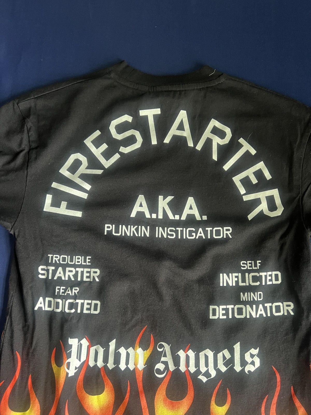 Palm Angels Palm Angels ‘Fire Flames’ T-Shirt Size US XS / EU 42 / 0 - 5 Thumbnail