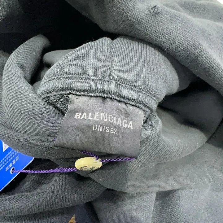 Balenciaga Balenciaga Eiffel Tower Graphic Hoodie 0079-2507 Size US M / EU 48-50 / 2 - 3 Thumbnail