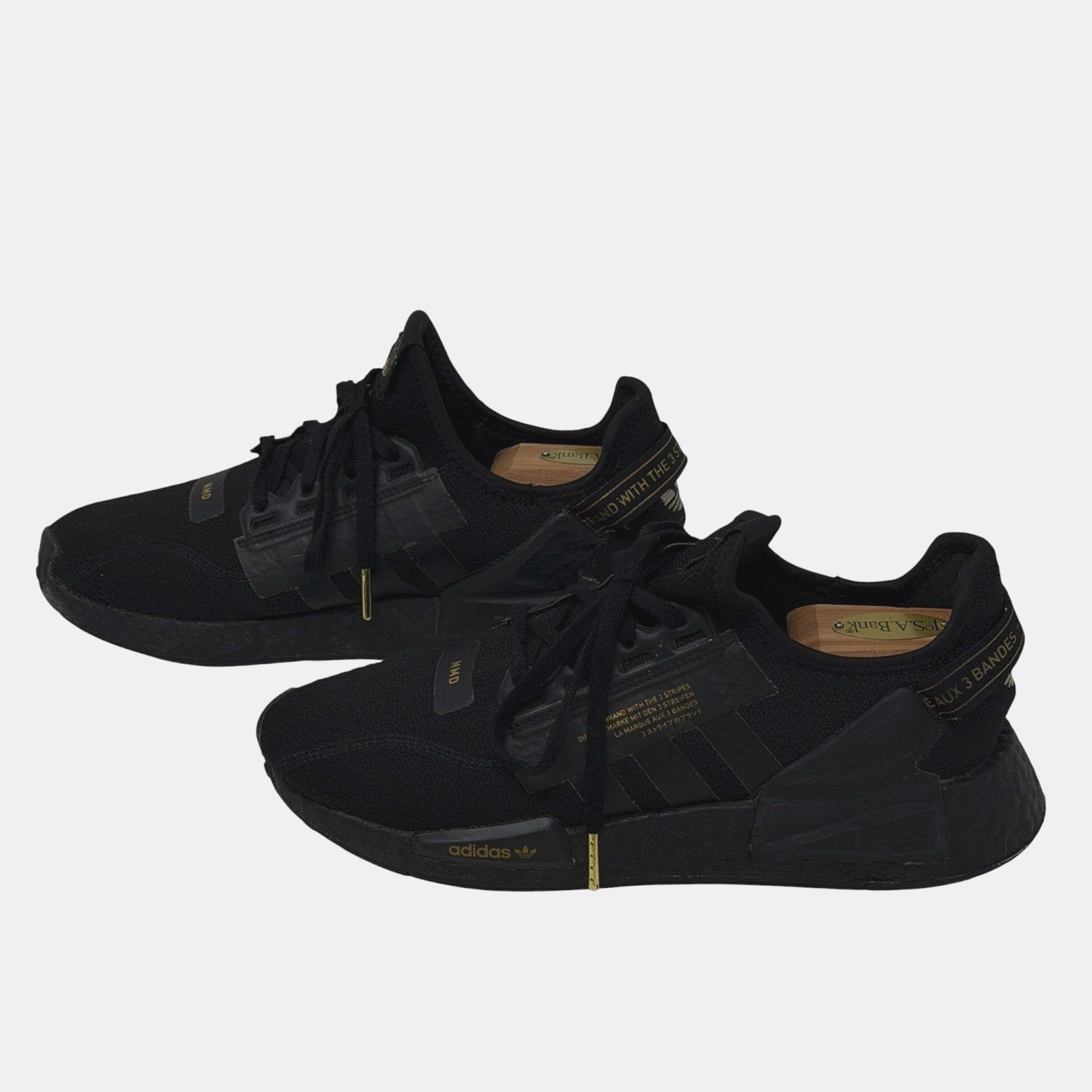 Adidas NMD R1 V2 Carbon/ Shock Yellow | Grailed