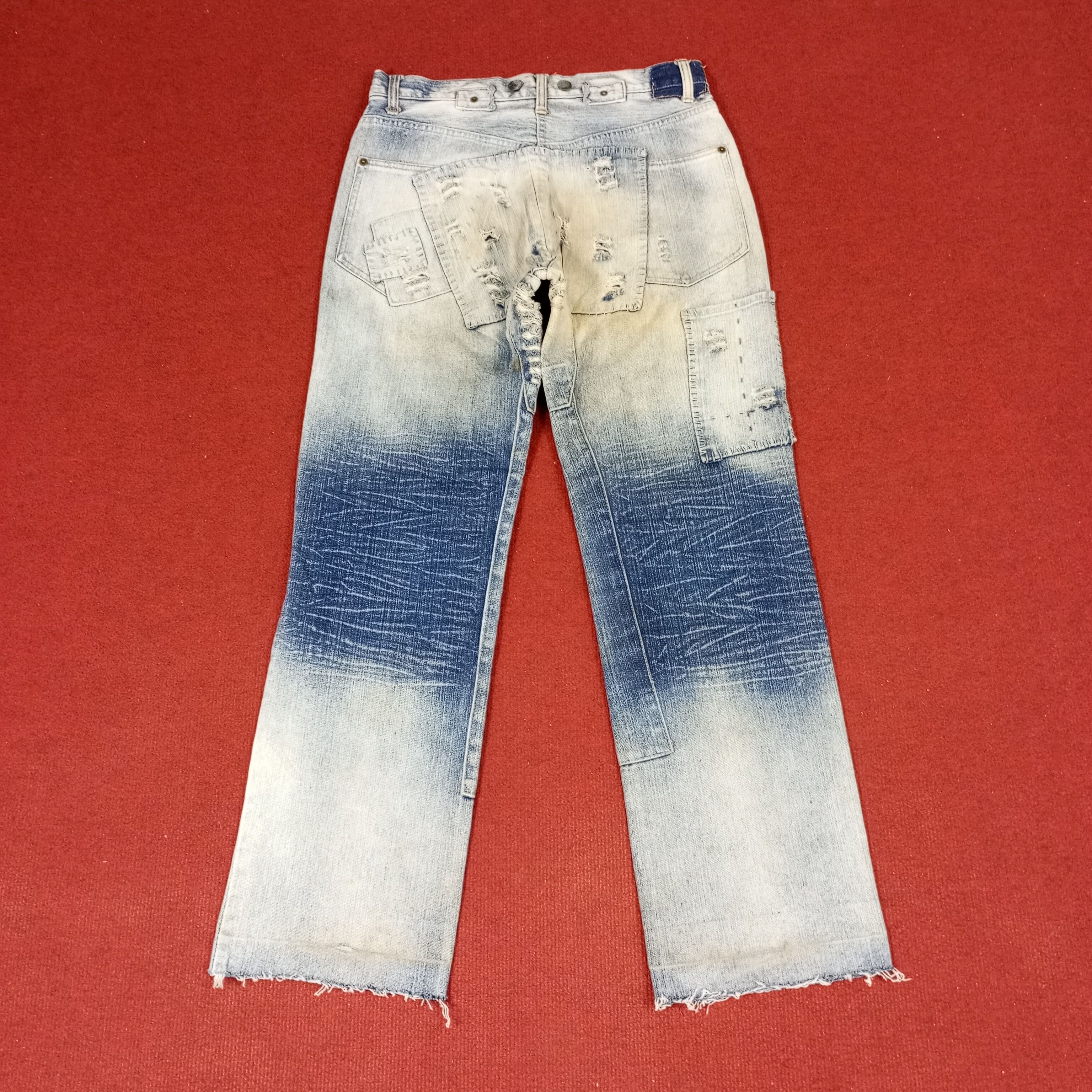 Satisfy Satisfy Rock Punk Fashion Streetwear Style Jeans Size US 30 / EU 46 - 4 Thumbnail