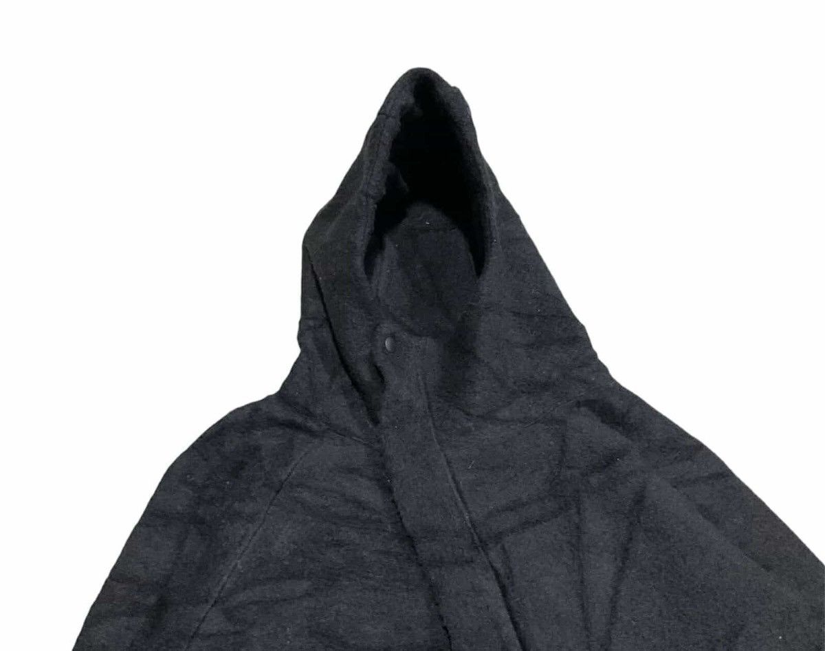 Japanese Brand × Yohji Yamamoto × gomme 🔥Gomme Homme Wool Asymmetric Diagonal Zipper Ninja Hoodie Size US L / EU 52-54 / 3 - 5 Thumbnail