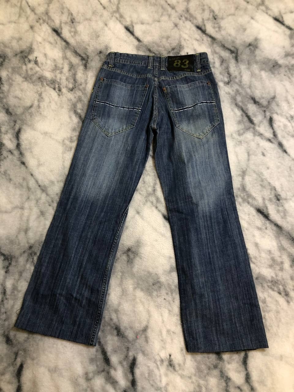 Vintage Police Raw Men’s Straight Fit Denim Jeans Everyday Wear Size US 28 / EU 44 - 7 Thumbnail
