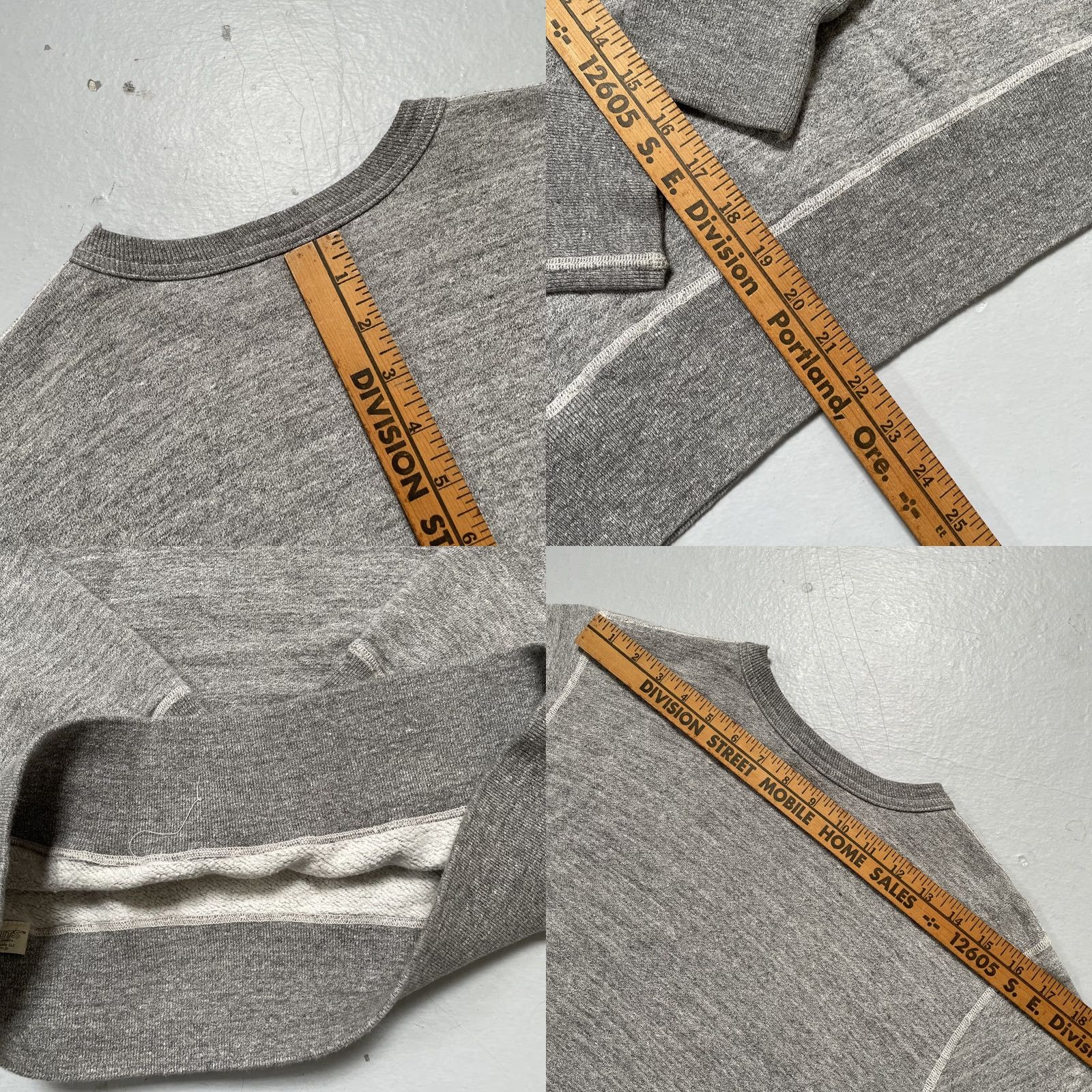 Buzz Rickson's Buzz Rickson Snoopy Single Sweatshirt US military USAF Gray S Unisex Adults Pullover 50s 60s Vintage Size US S / EU 44-46 / 1 - 8 Thumbnail