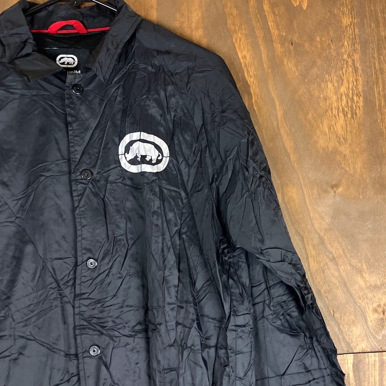 Ecko Unltd. VINTAGE Ecko Unltd Jacket Windbreaker Mens M Black White Y2K Full Zip Long Sleeve Casual Streetwear Shirt Jacket Size US M / EU 48-50 / 2 - 5 Thumbnail