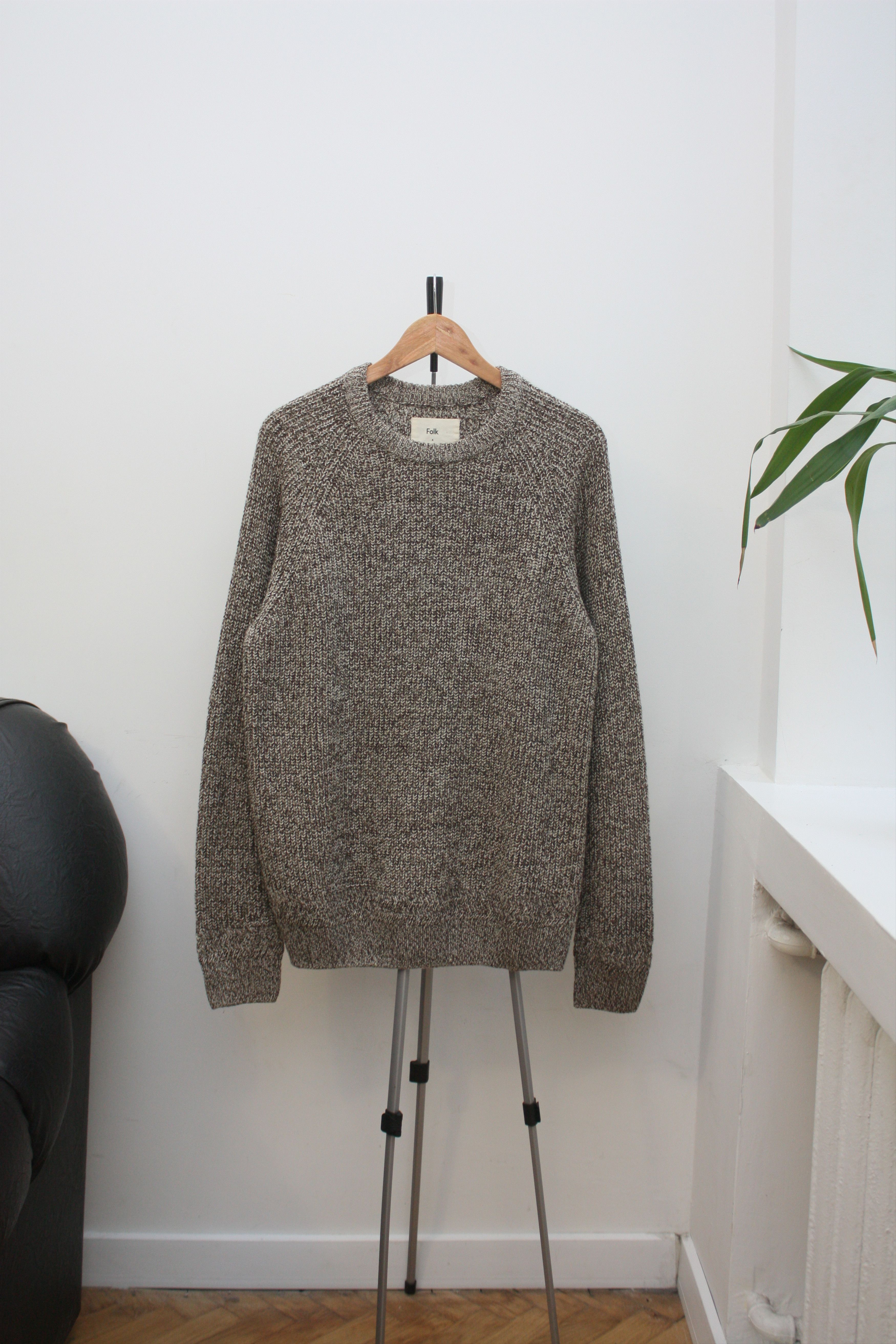 Folk Folk Acrylic Wool Blend Knitted Sweater Men's Medium Size US M / EU 48-50 / 2 - 2 Thumbnail