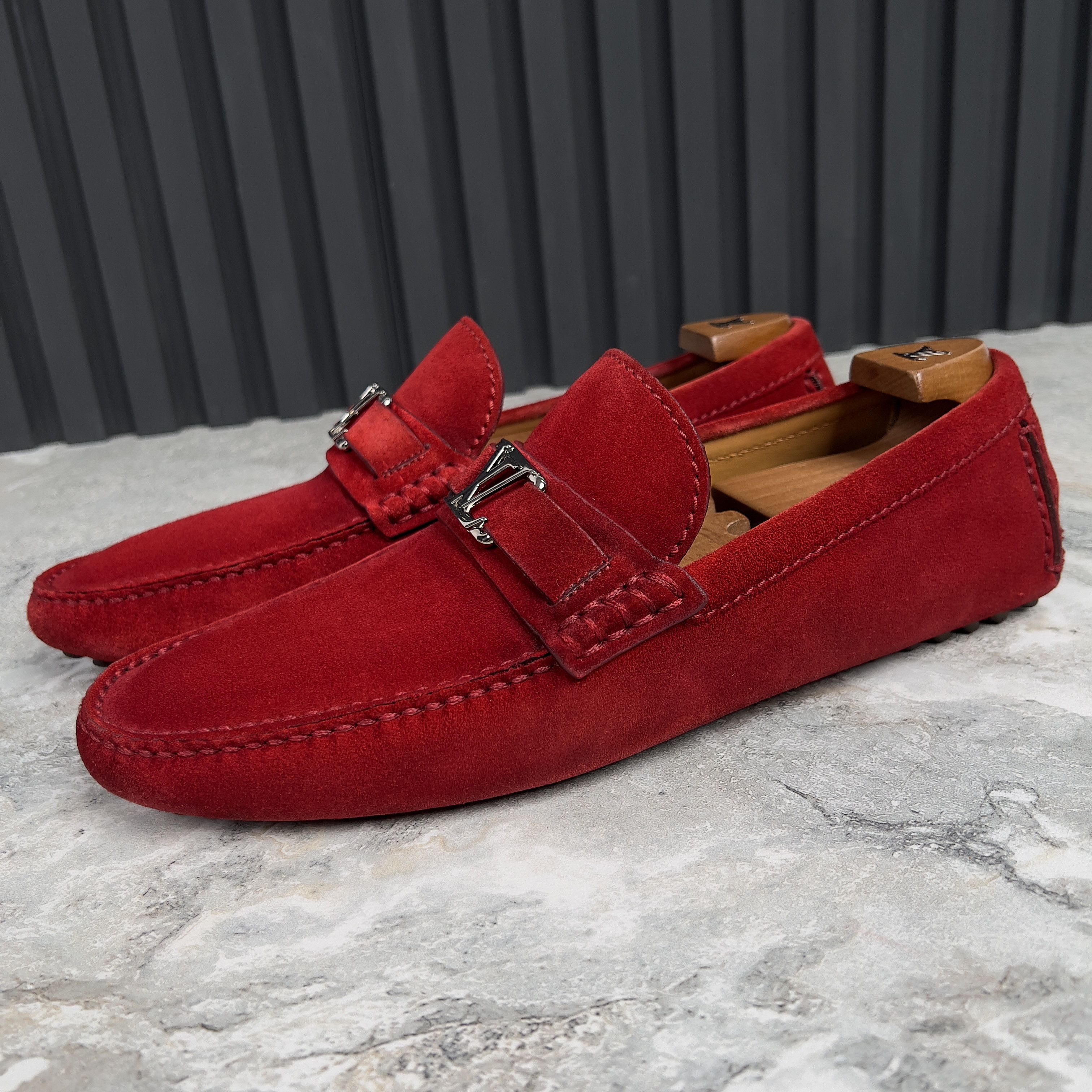 Louis Vuitton Louis Vuitton Hockenheim Driving Slip Moccasins Suede Size US 8 / EU 41 - 1 Thumbnail