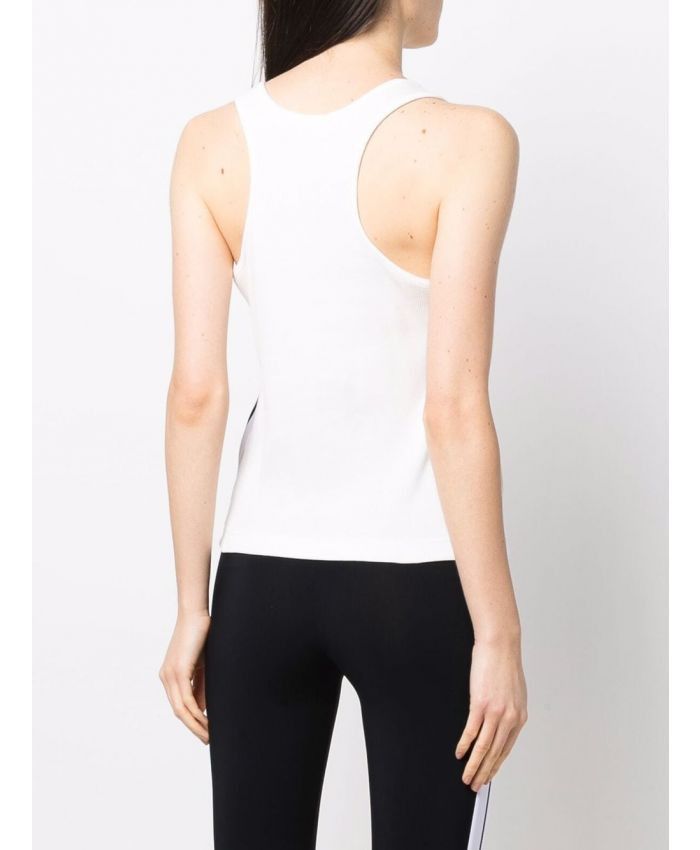 Palm Angels o1mle0425 Logo Tank Top in White Size XS / US 0-2 / IT 36-38 - 5 Thumbnail