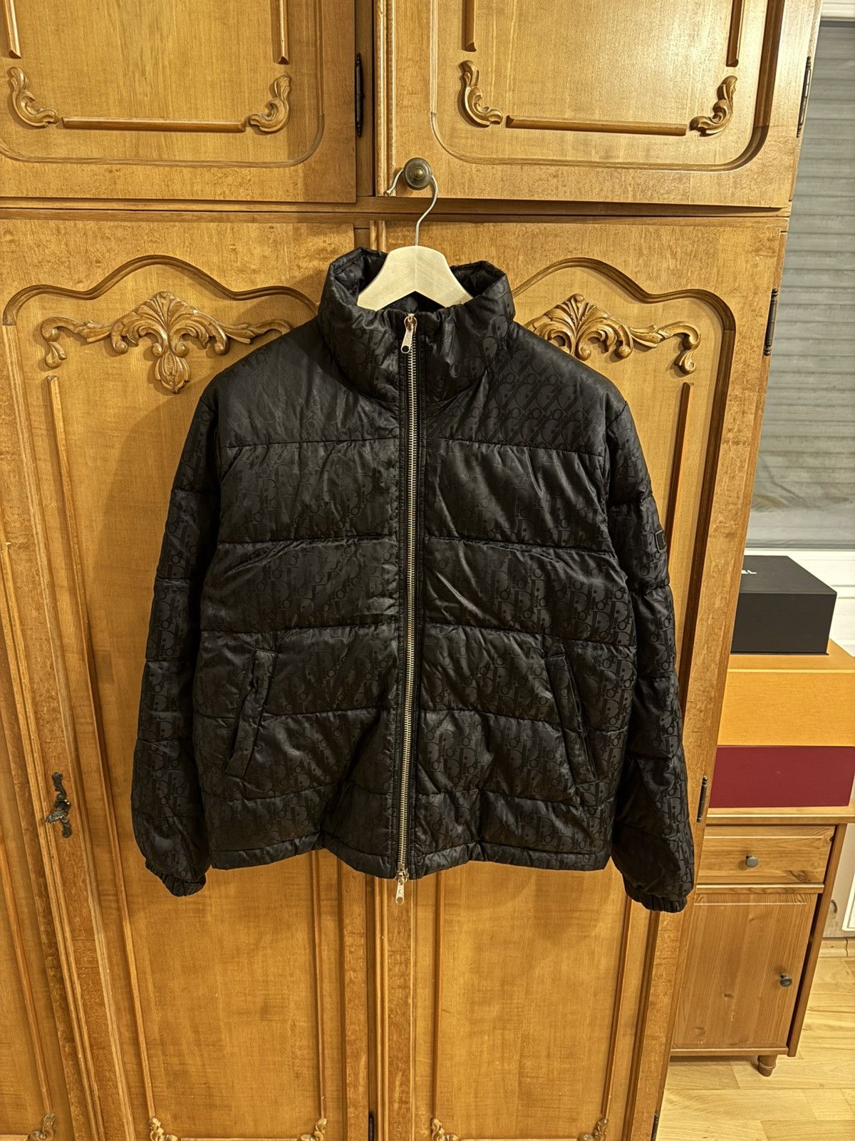 Dior Dior Oblique Puffer Jacket Black Size US M / EU 48-50 / 2 - 1 Thumbnail