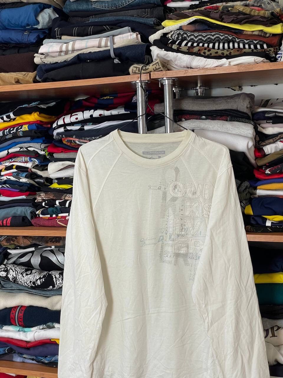 Quiksilver × Vintage 00s Quicksilver Affliction Style Y2K Grunge Size US M / EU 48-50 / 2 - 7 Thumbnail