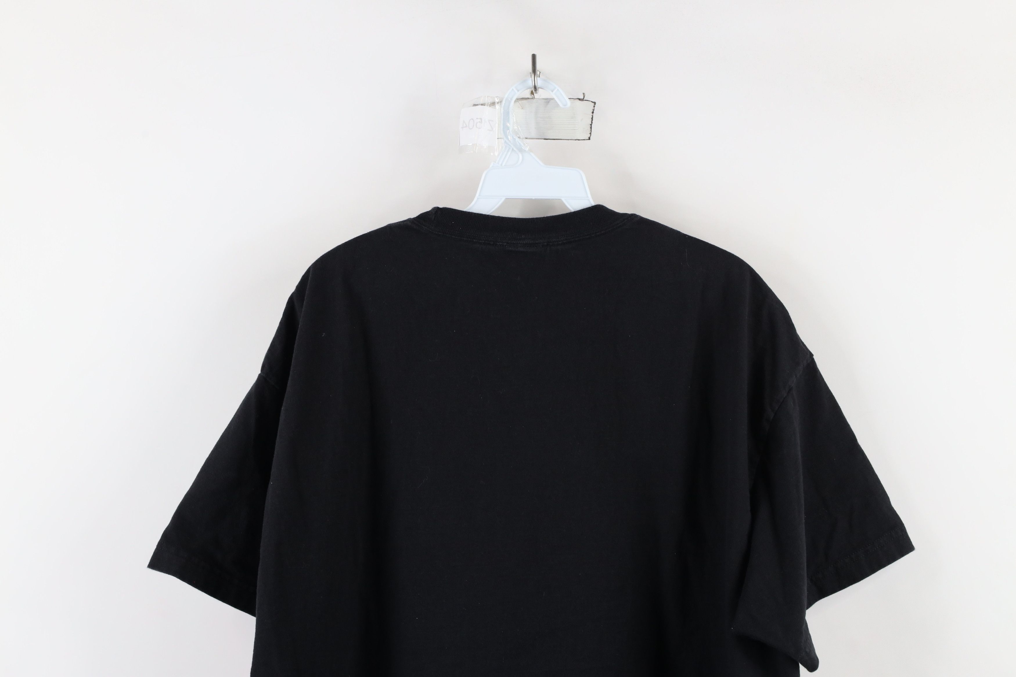 Vintage Vintage 90s Streetwear Cotton Short Sleeve T-Shirt Black Size US XL / EU 56 / 4 - 12 Thumbnail