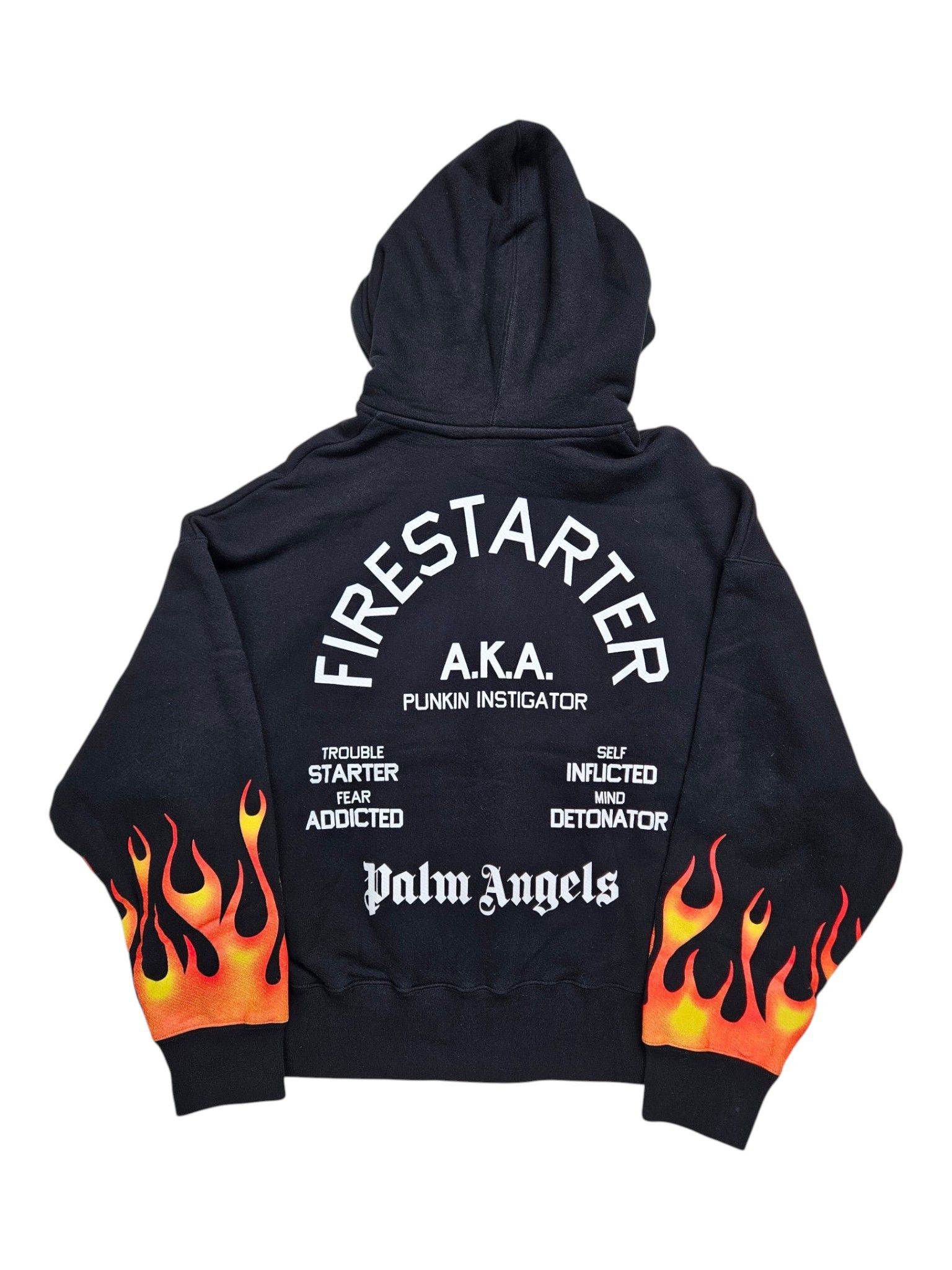 Palm Angels Palm Angels Black Fire Starter Hoodie Size US M / EU 48-50 / 2 - 2 Thumbnail