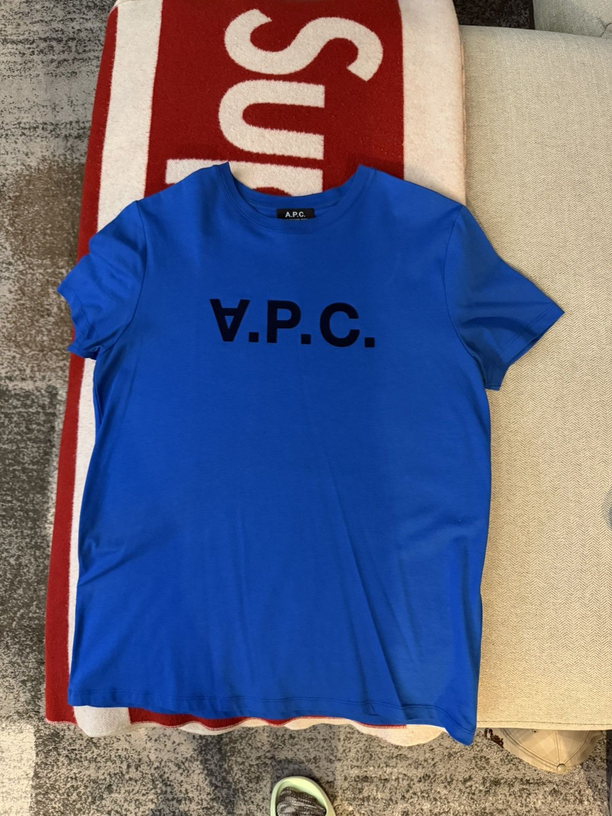 A.P.C. A. P. C Mens T Shirt / Size Medium Royal Blue Size US M / EU 48-50 / 2 - 1 Thumbnail