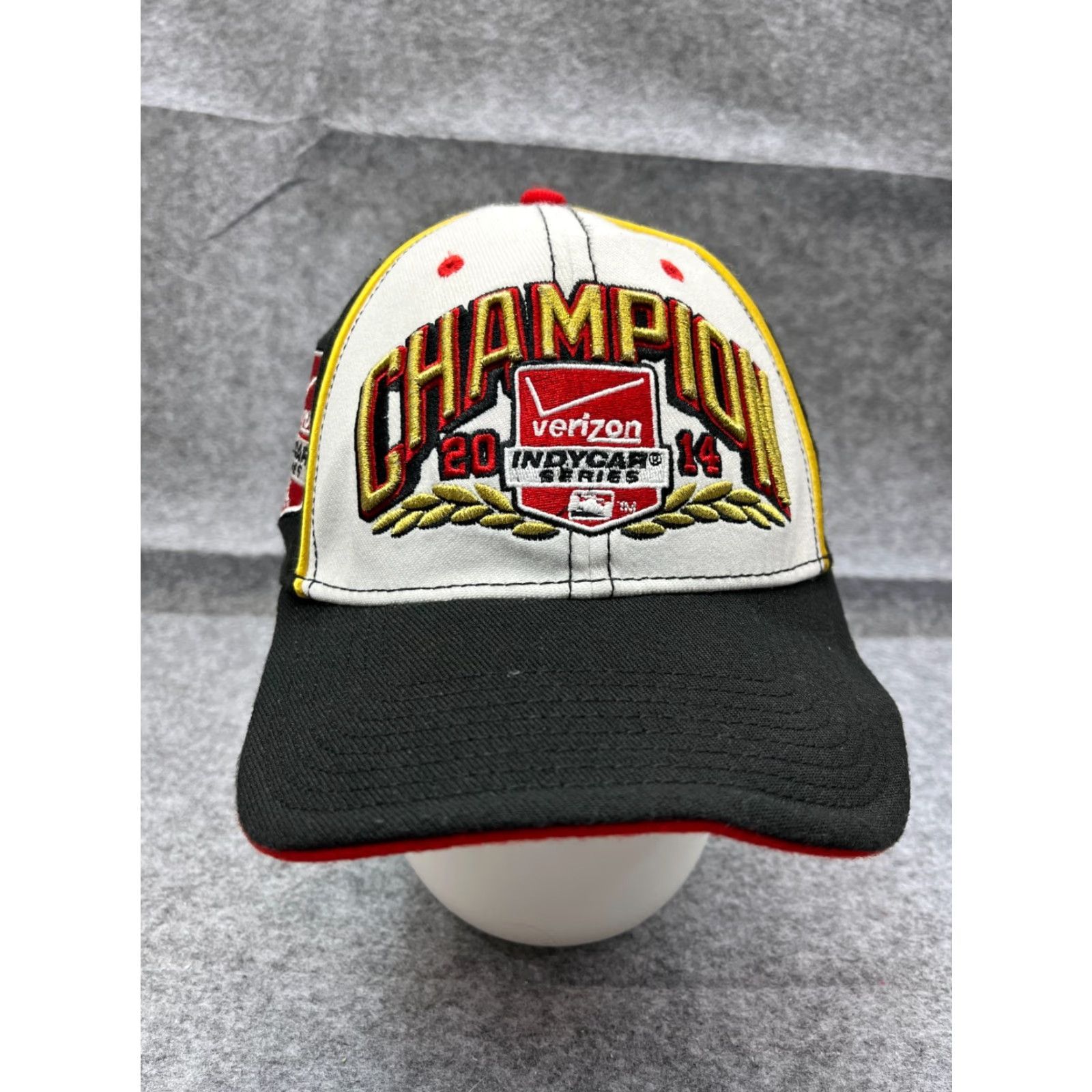 New Era New Era Champion Hat Cap Strap Back Adult Large Black Poly blend Baseball Cap Mens Size ONE SIZE - 2 Thumbnail