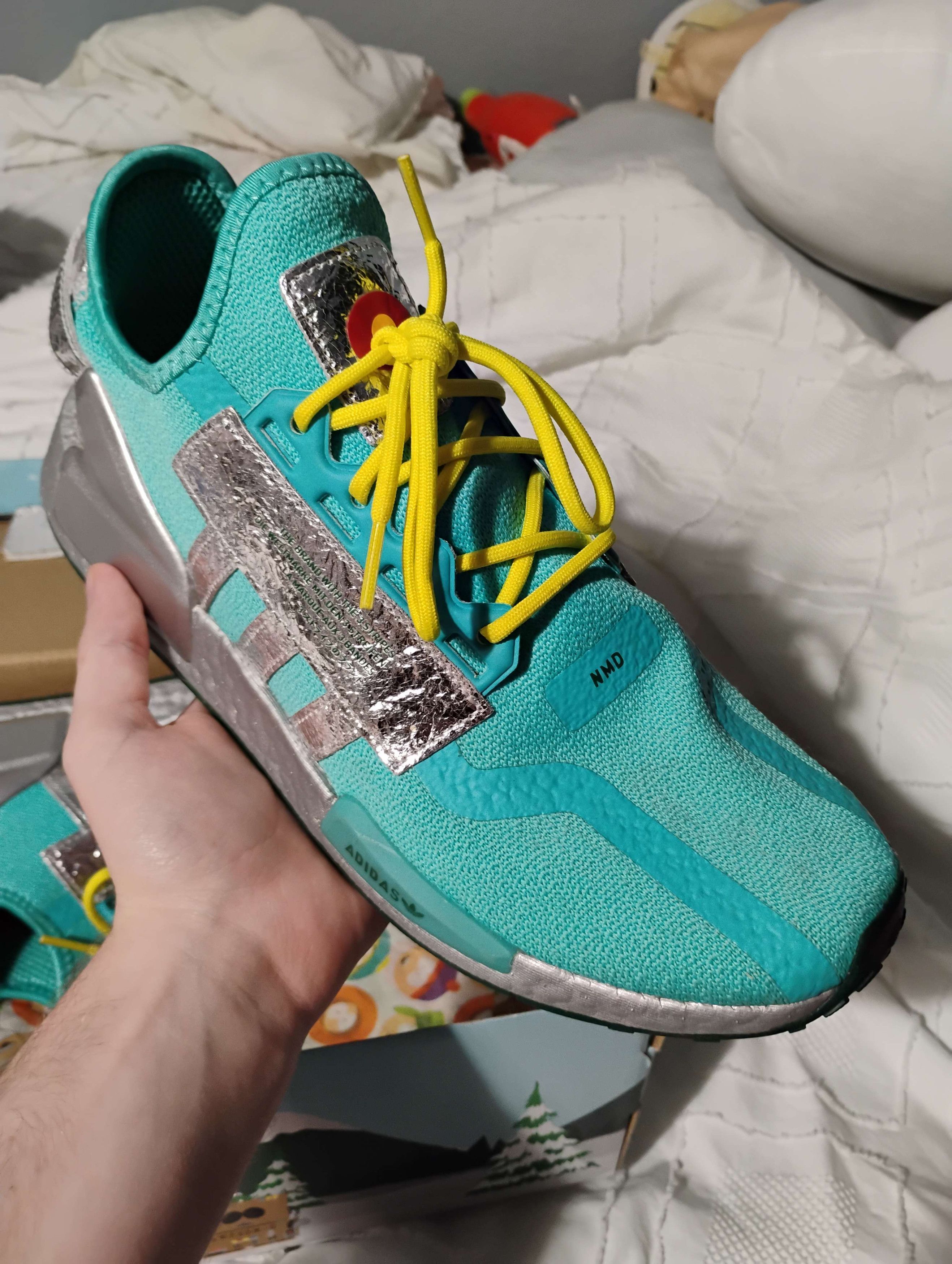 Adidas South Park x Adidas NMD R1 V2 "Professor Chaos" Size US 11 / EU 44 - 8 Thumbnail