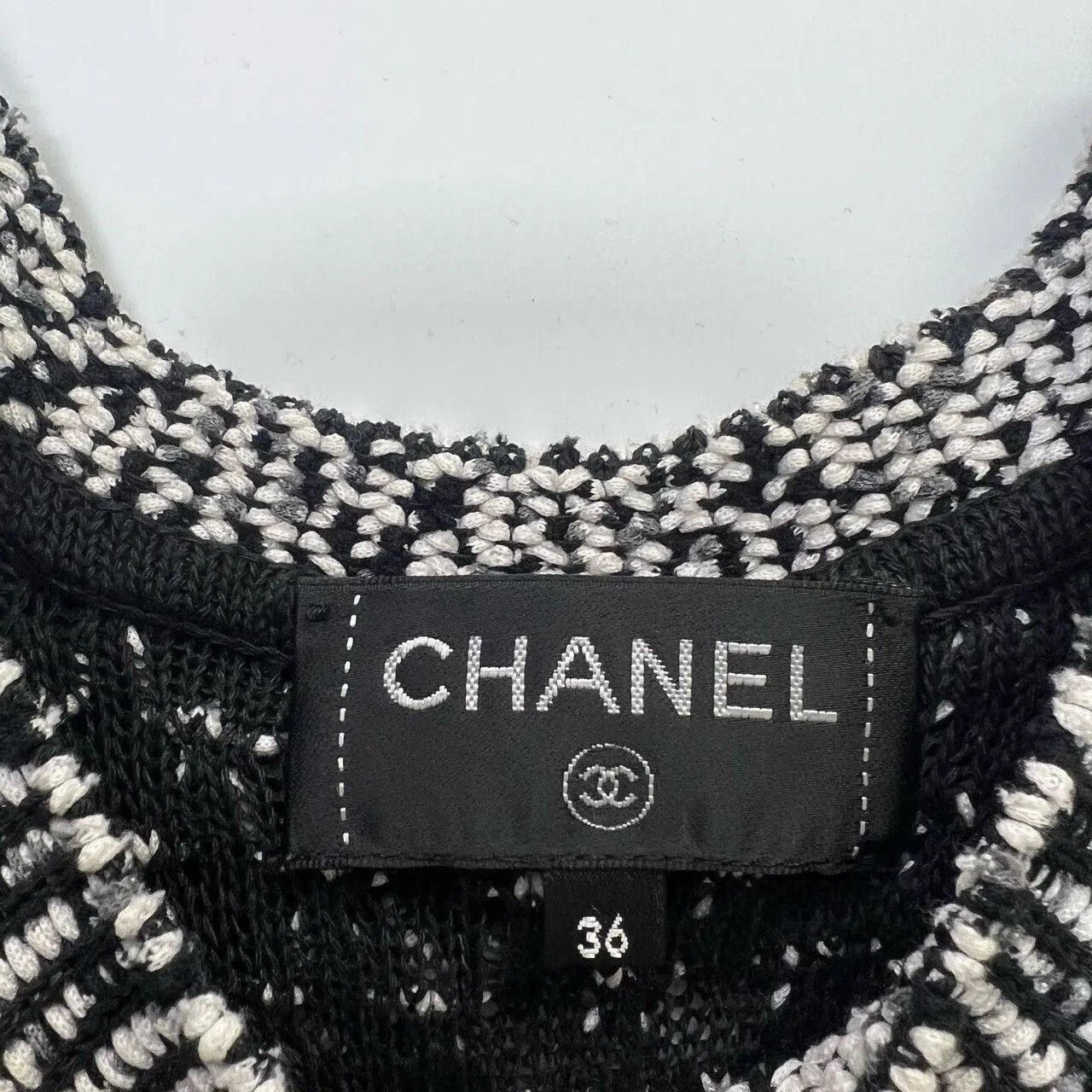 Chanel Chanel Double C Knit Batwing Short Sleeve. Size XS / US 0-2 / IT 36-38 - 3 Thumbnail