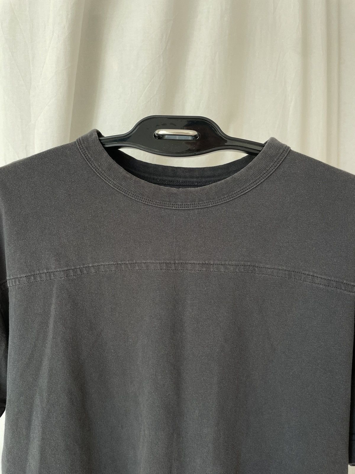 Christophe Lemaire × Lemaire Lemaire Dark Grey Black Heavy Cotton T-shirt Oversize S Size US S / EU 44-46 / 1 - 2 Thumbnail