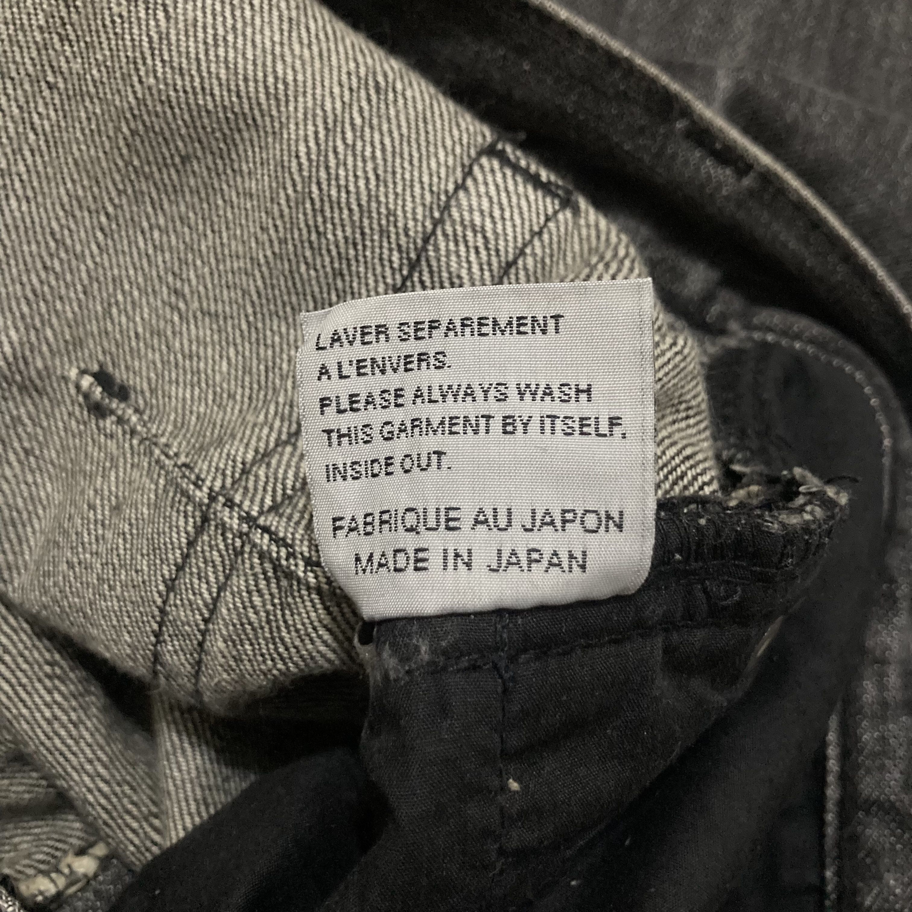 Christian Dior Monsieur × Dior × Kris Van Assche "2008" Kris Van Asche Faded Clawmark Jeans Size US 32 / EU 48 - 7 Thumbnail