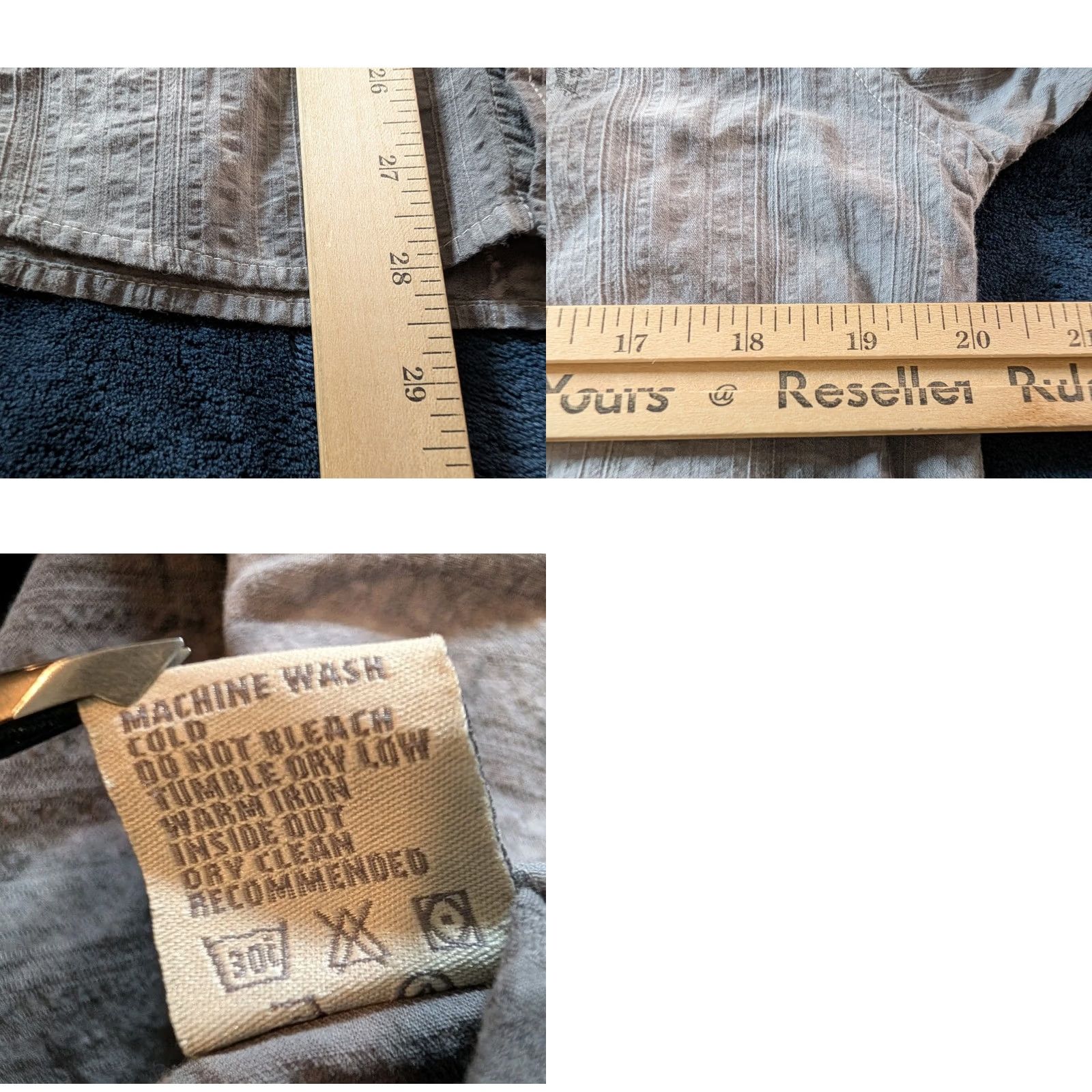 Affliction VINTAGE Eighty Eight Button-Up Shirt Grunge Y2K Affliction Gray Men's M Size US M / EU 48-50 / 2 - 8 Thumbnail