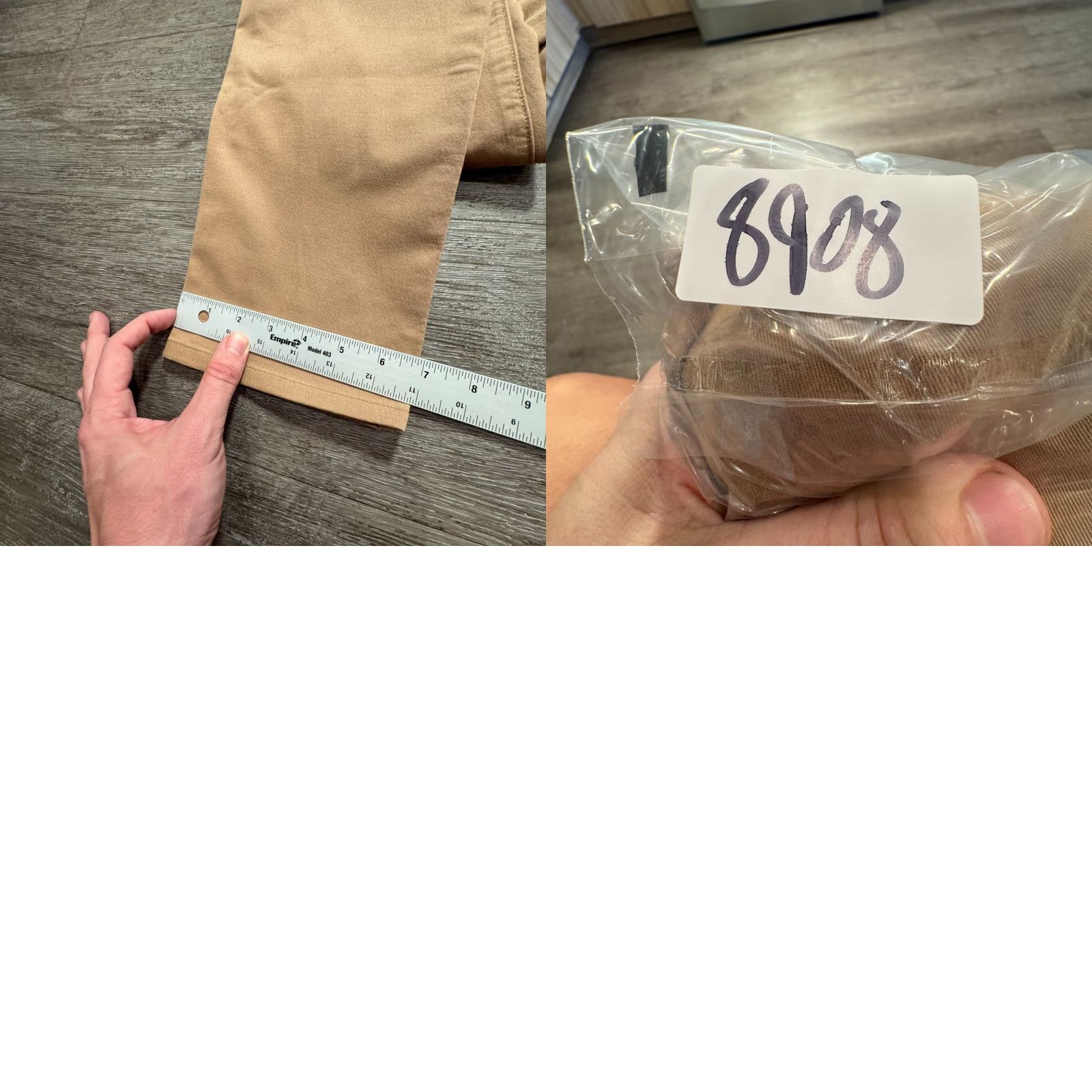 Frame FRAME Jeans Slim Straight 29 Beige Denim Cotton L'Homme 29x29 Adult Mens Jeans Size US 29 - 9 Thumbnail