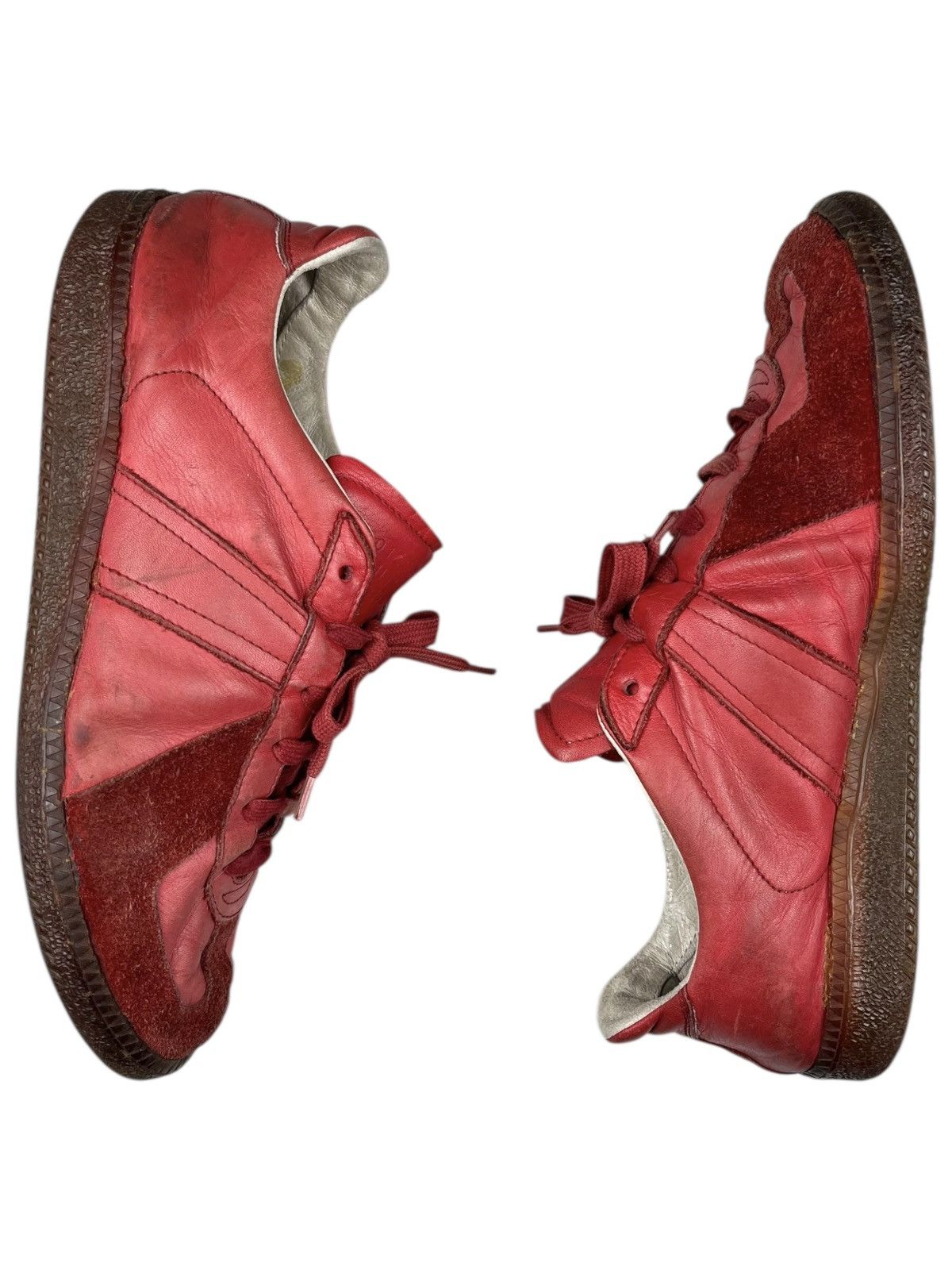 Maison Margiela AW05 Maison Margiela Vintage Red Leather Replica Gats Size US 9.5 / EU 42-43 - 1 Thumbnail