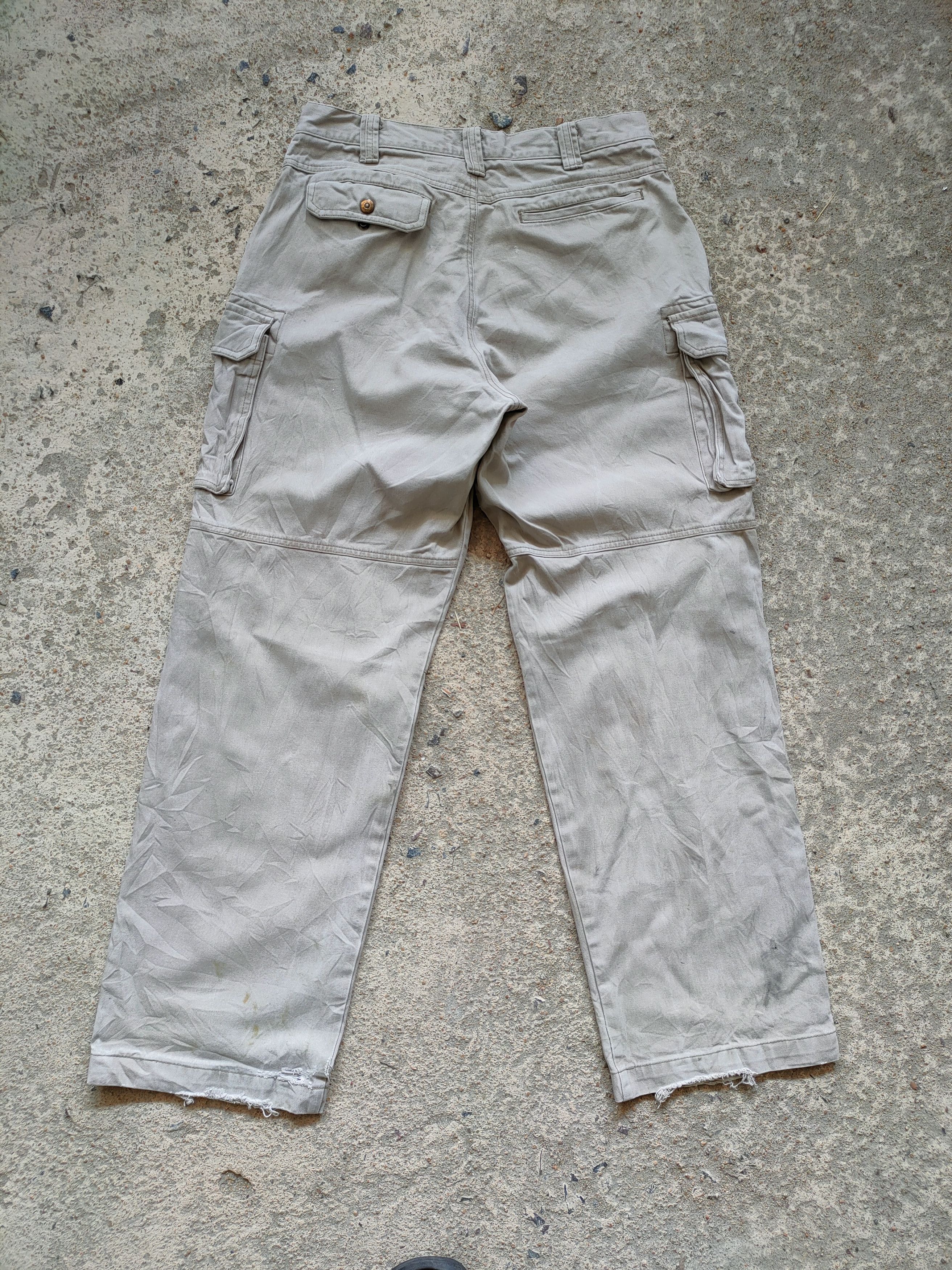 Japanese Brand × Vintage VINTAGE JAWIN FADED GREY RUSTY CARGO PANTS Size US 32 / EU 48 - 9 Thumbnail