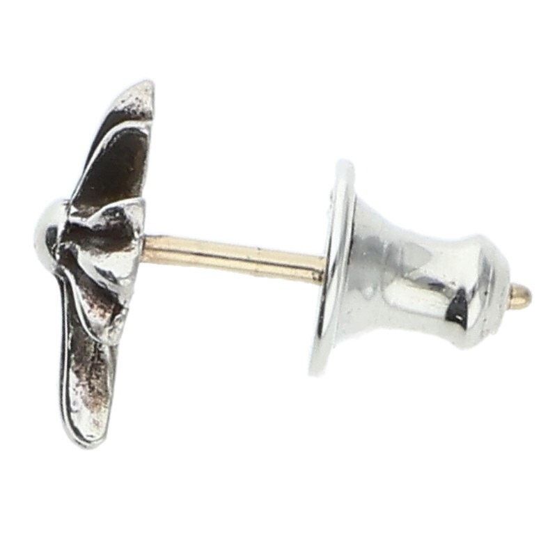 Chrome Hearts Chrome Hearts Cross Stud Silver Earring Size ONE SIZE - 5 Thumbnail