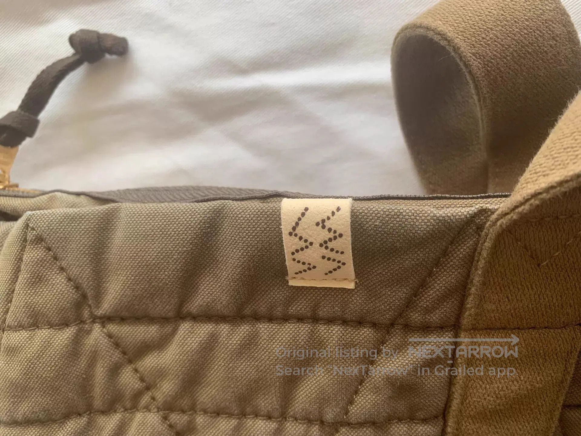 Visvim Beige Quilted Tote Bag with Structured Straps. Size ONE SIZE - 5 Thumbnail