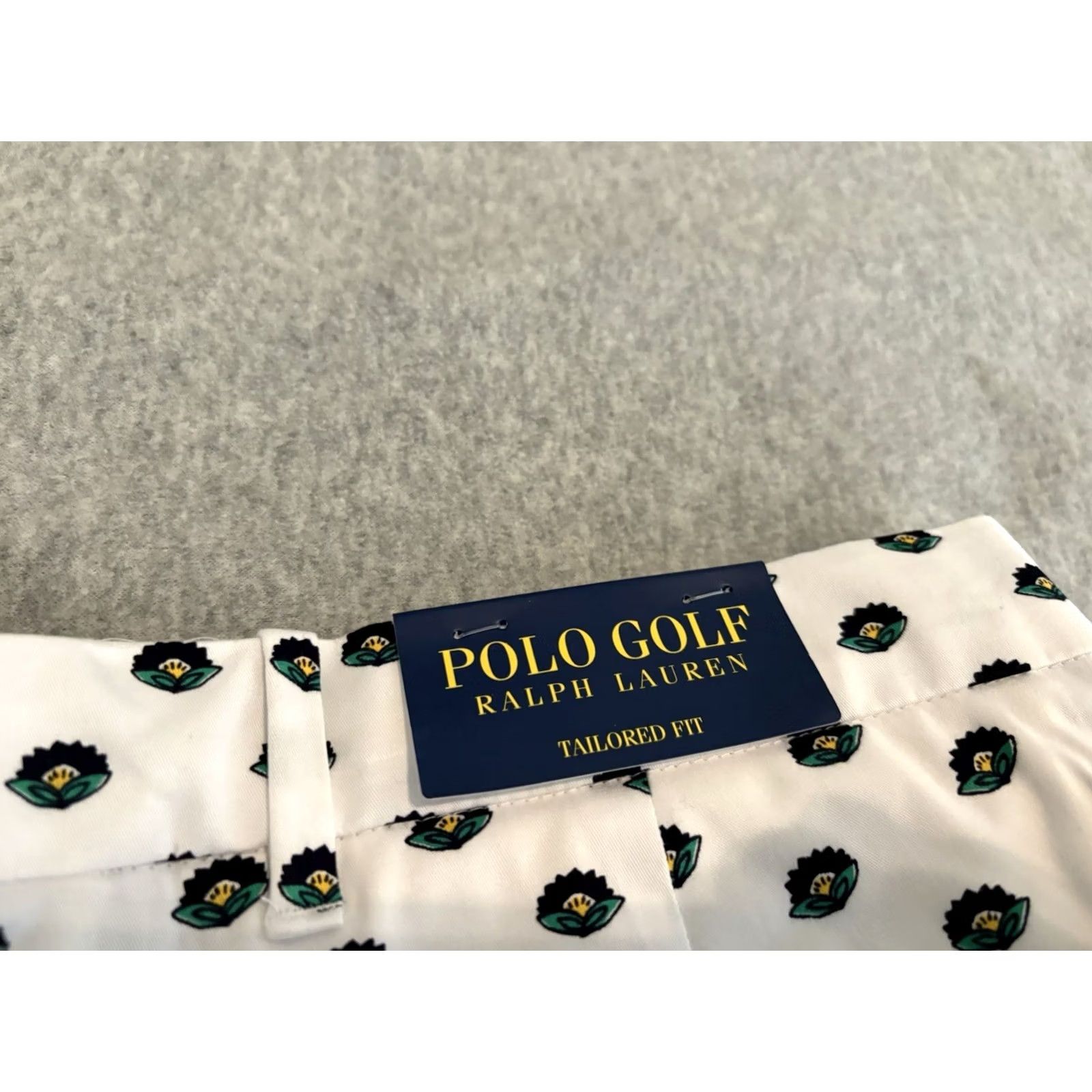 Polo Ralph Lauren Polo Ralph Lauren Golf Pants Floral White Mens 34x30 NWT Tailored Fit Cotton Elastane Flat Front Pinstripe? Size US S / EU 44-46 / 1 - 6 Thumbnail