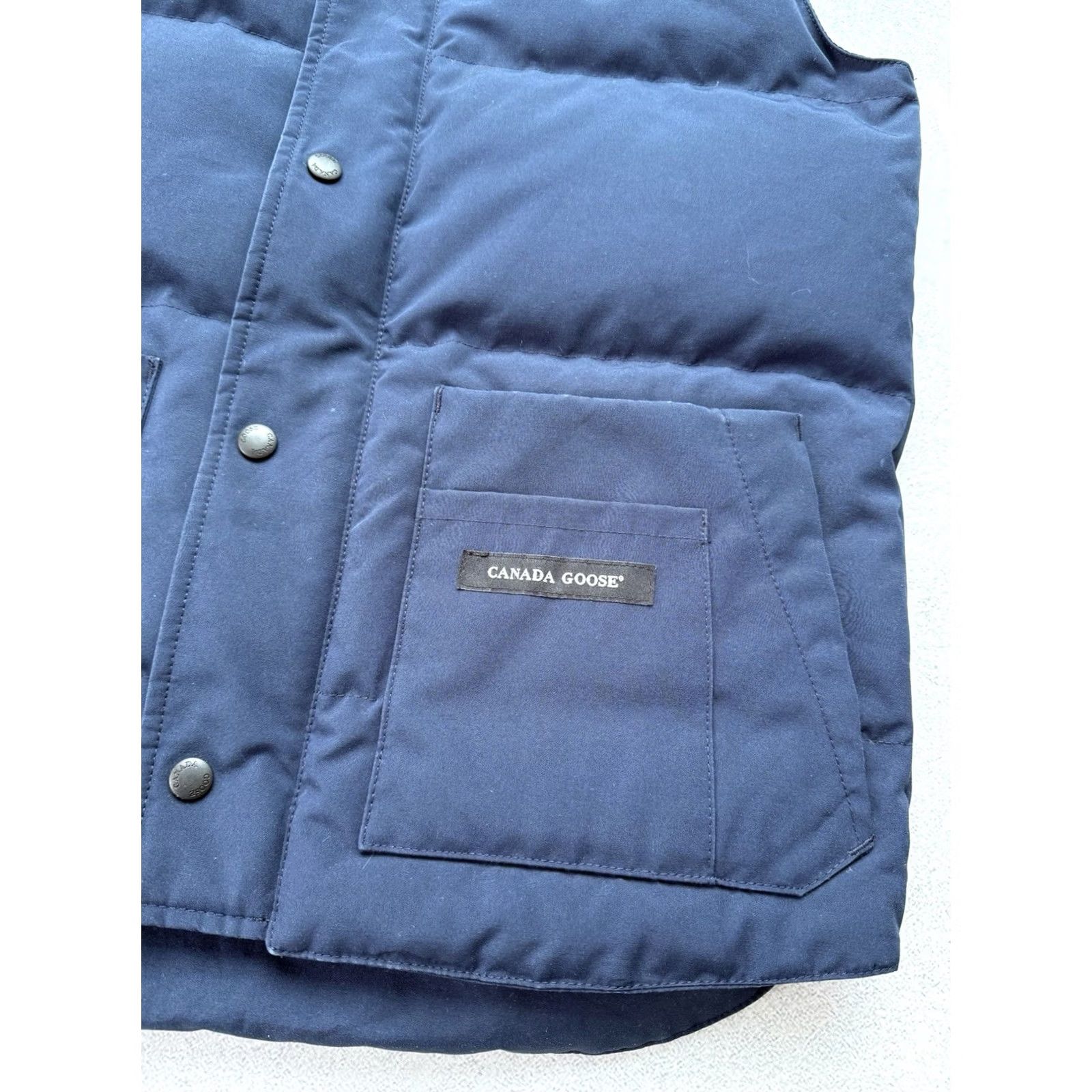 Canada Goose Canada Goose Vest Gilet Outdoor Down Freestyle Blue Men’s S Smoothshell Zip Embroidered Logo Size US S / EU 44-46 / 1 - 5 Thumbnail