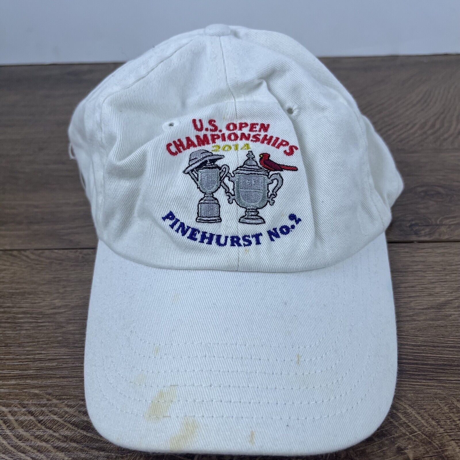 Other 2014 US Open Championships Hat White Hat Adjustable PGA Pine Size ONE SIZE - 4 Thumbnail
