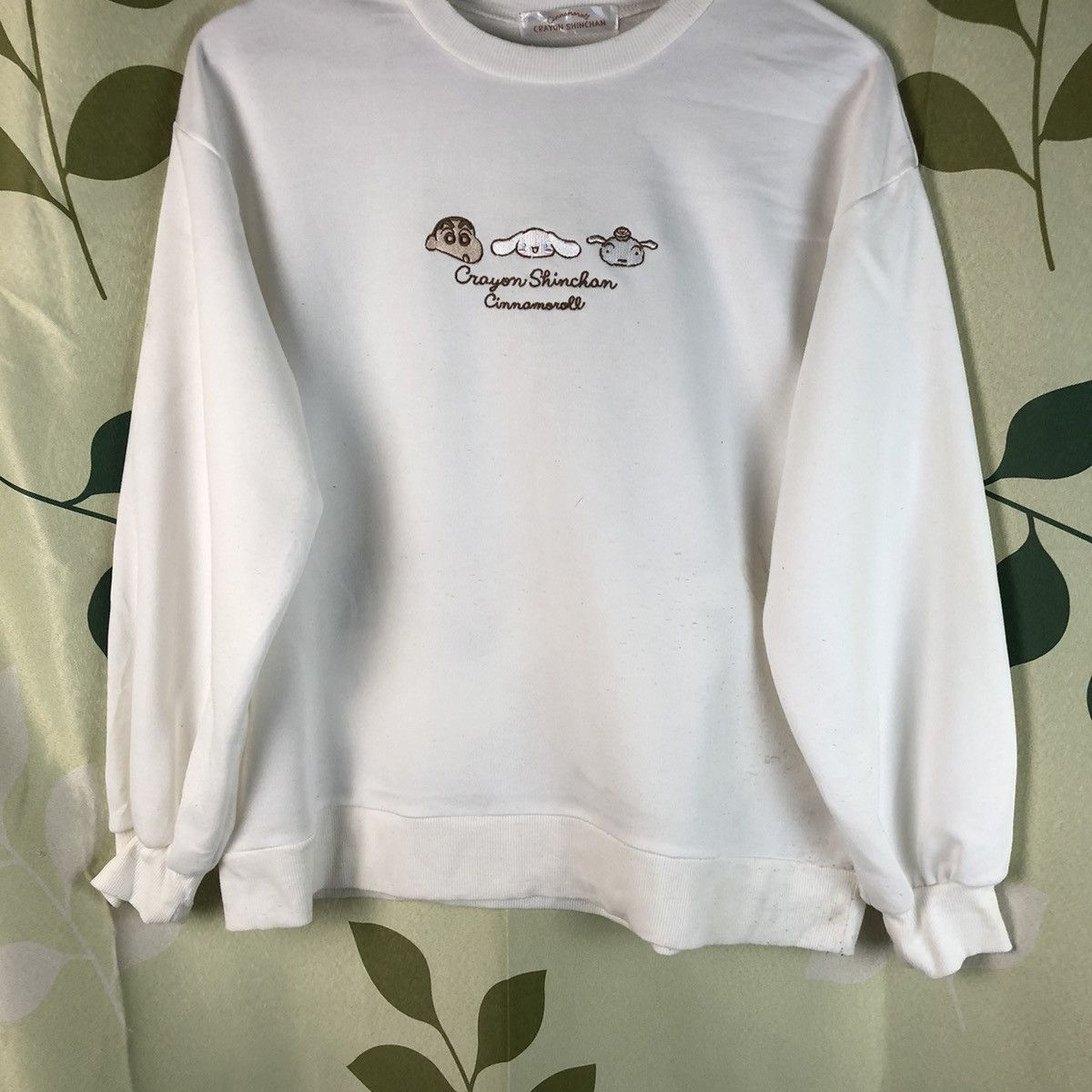 Anime × Japanese Brand Crayon Shinchan White vintage Sweathshirt #7464 Size US M / EU 48-50 / 2 - 5 Thumbnail