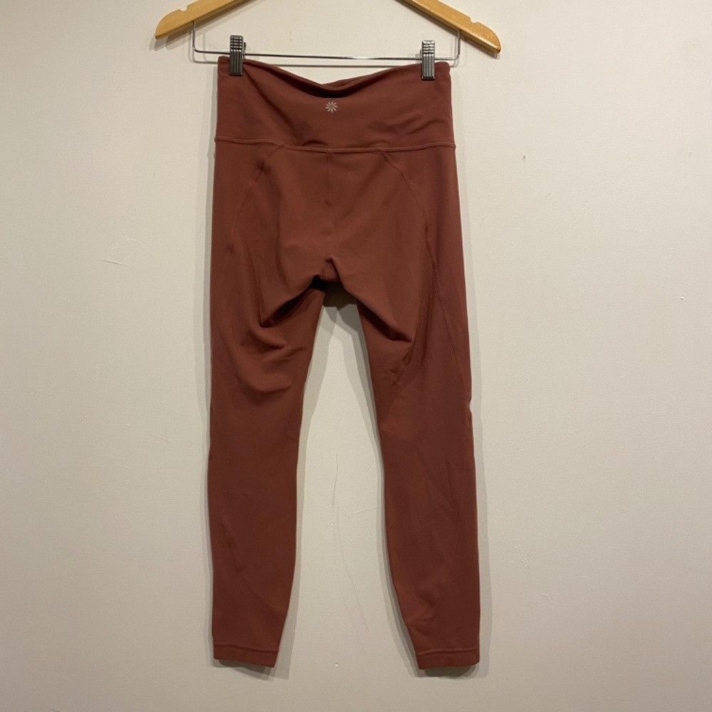 Athleta Athleta Salutation 7/8 Pink Cropped Workout Leggings Size XS Size 24" / US 00 / IT 34 - 2 Thumbnail