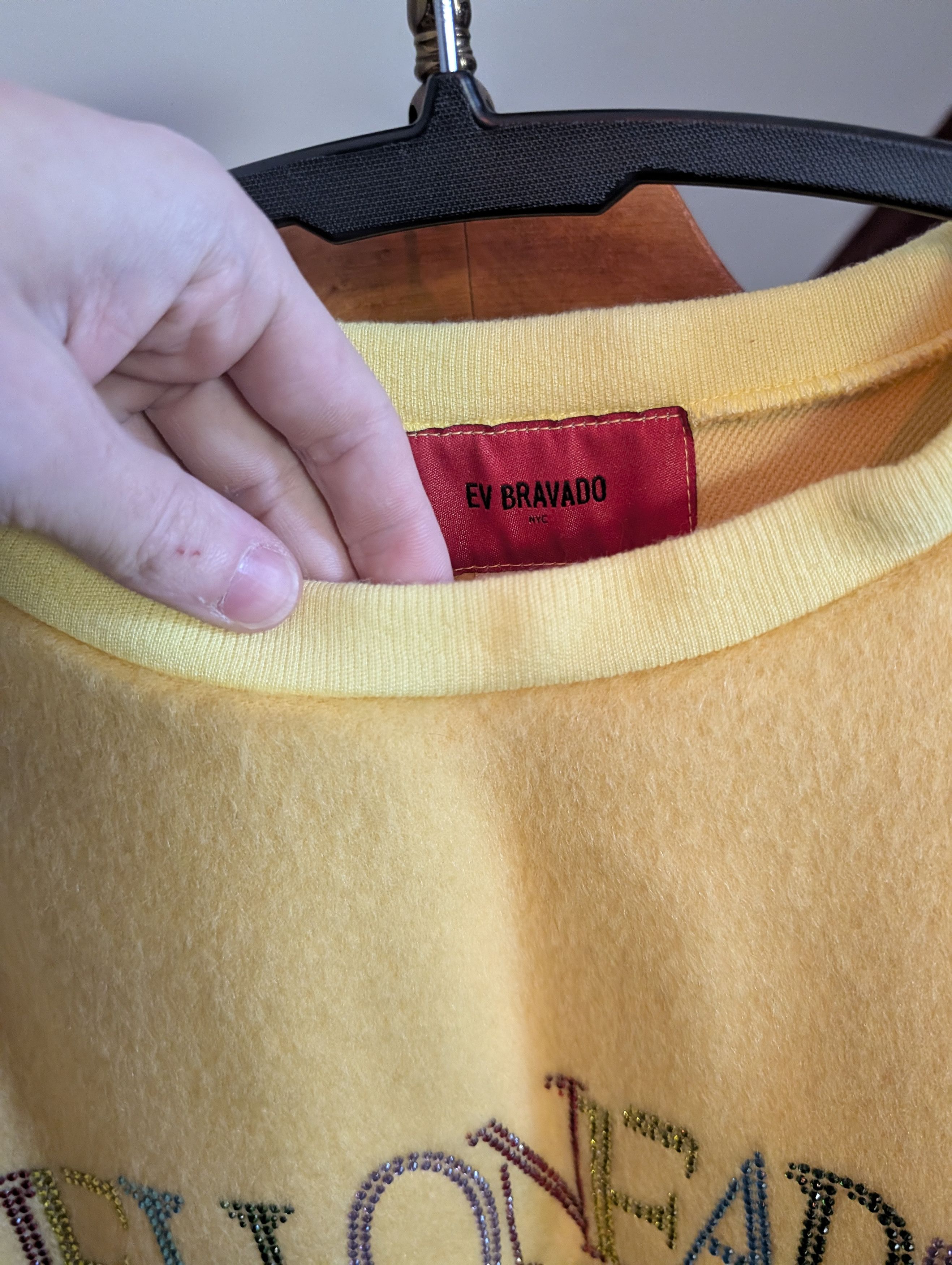 Who Decides War HELL ON EARTH Rhinestone Cashmere Mohair fuzzy sweater Size US S / EU 44-46 / 1 - 6 Thumbnail